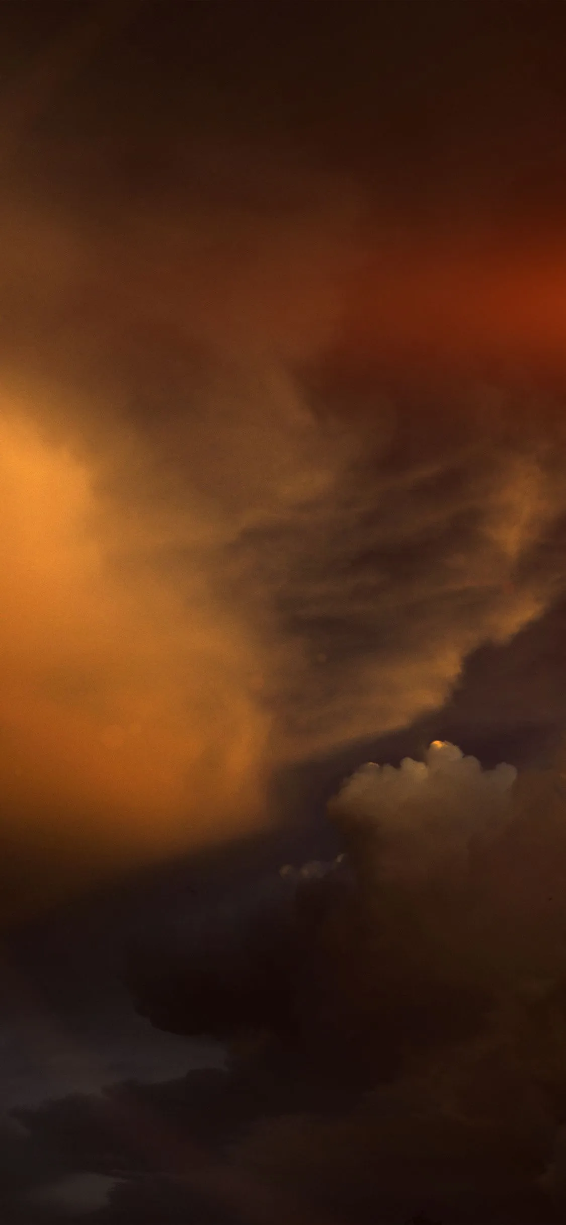 iPhone X wallpaper. cloud sky sunset red flare dark nature pattern