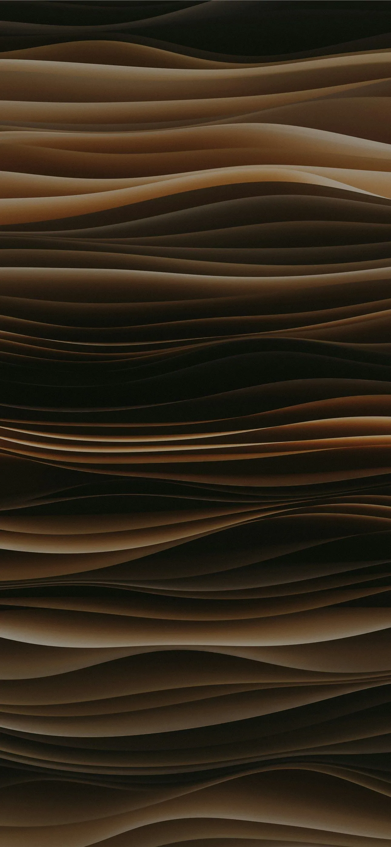 a brown abstract background with wavy lines iPhone Wallpaper Free Download