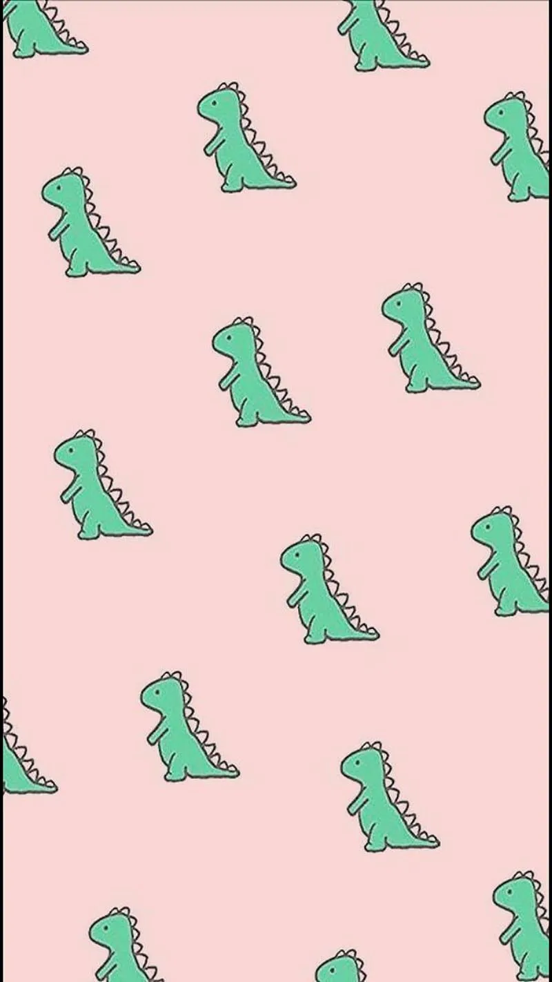 Cute dinos, HD phone wallpaper
