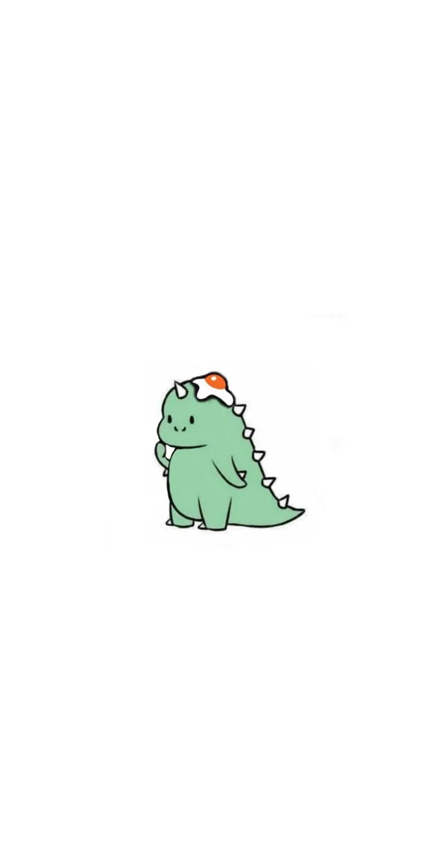Aesthetic Pink Dino, Cute Dinosaur Phone HD phone wallpaper
