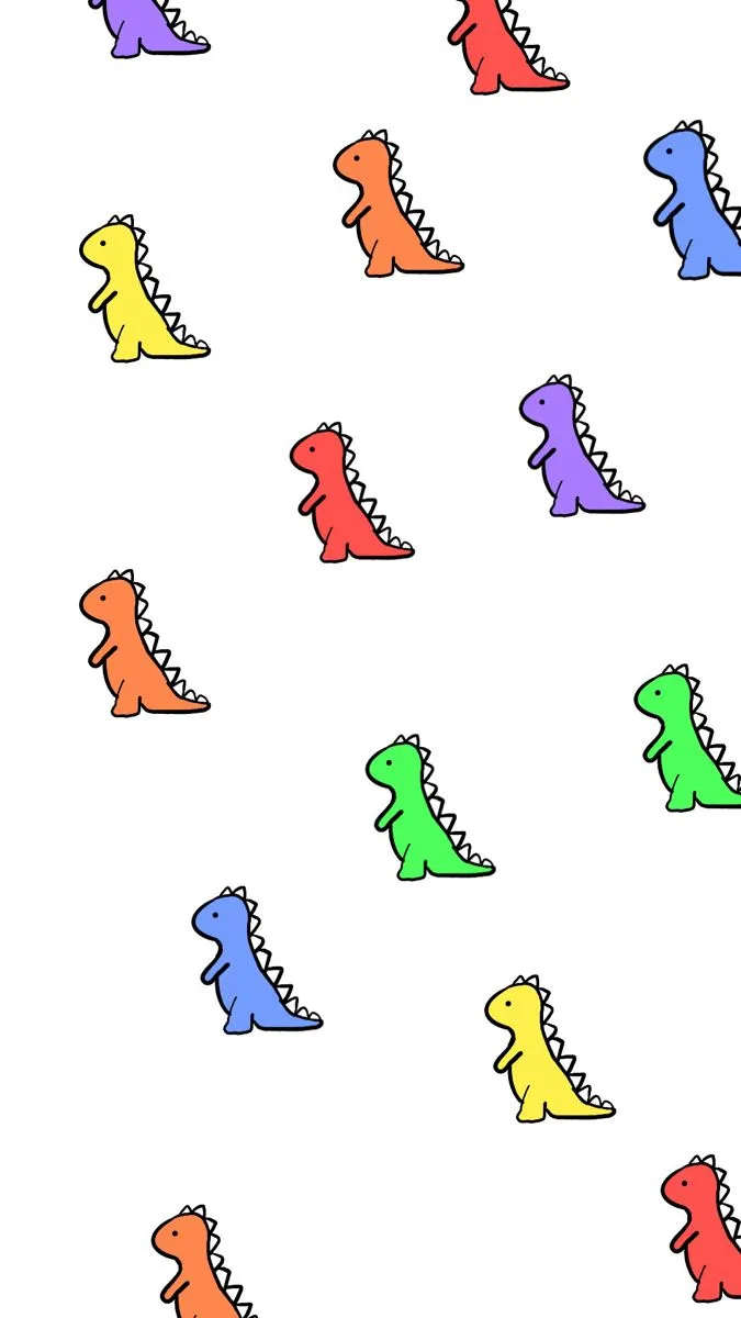 Dinosaurs are colorful