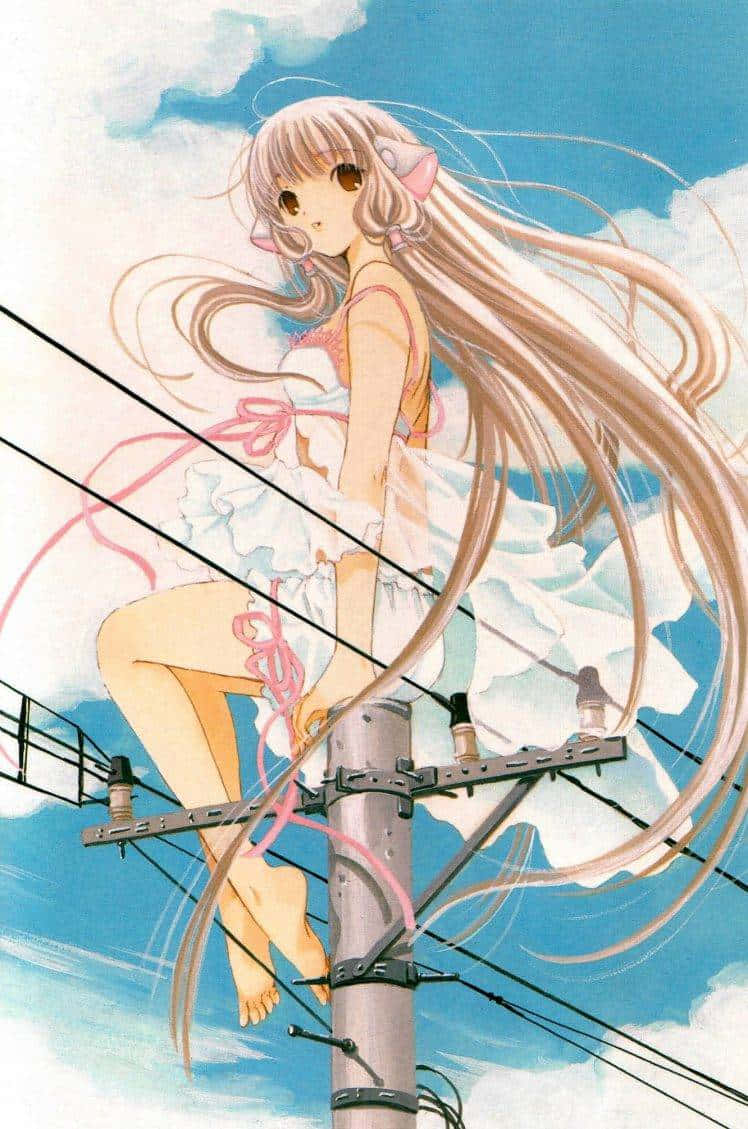 Download Caption: Chobits Chii Iconic Anime Character Wallpaper