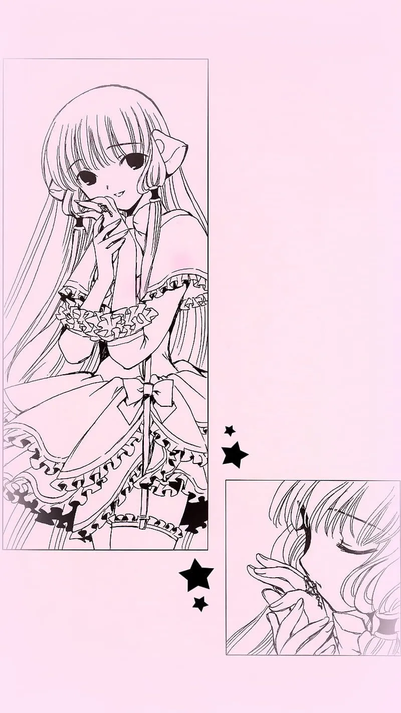 Chii, anime, choirs, cute, kawaii, manga, pastel, pastel pink, pink, HD phone wallpaper