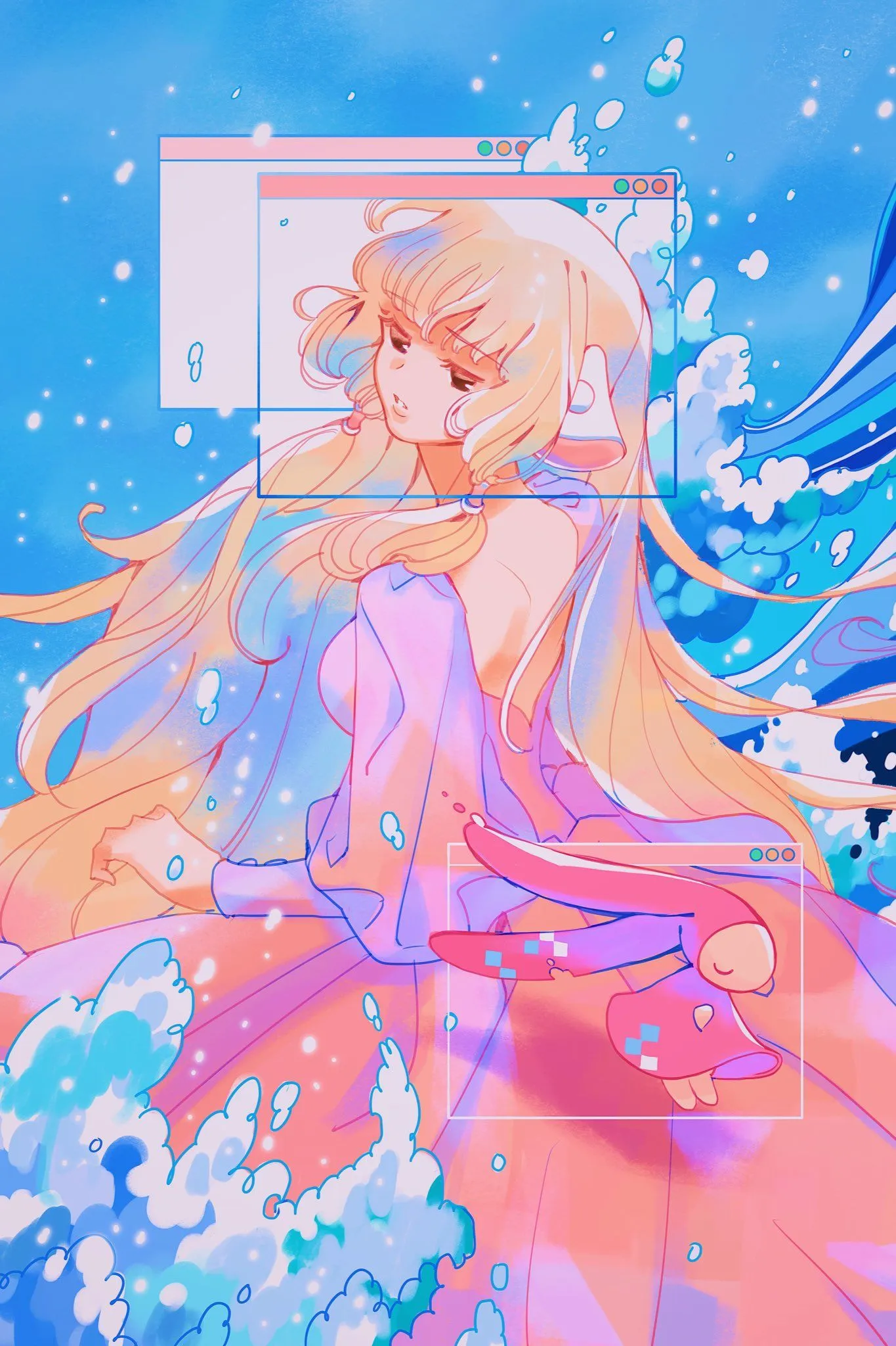 Chii (Chobits) Mobile Wallpaper by Meyoco Anime Image Board