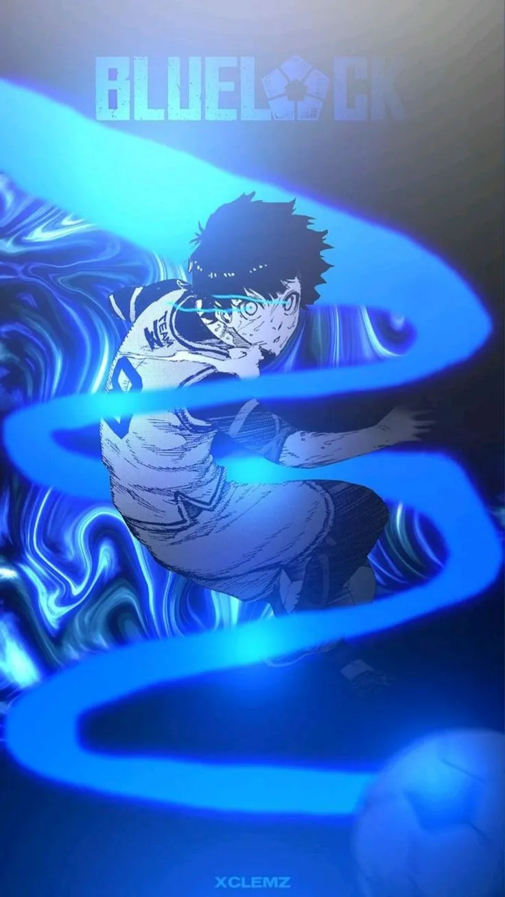 iPhone wallpaper 8k for ISAGI YOICHI from blue lock #anime #bluelock # wallpaper. Fond d'ecran