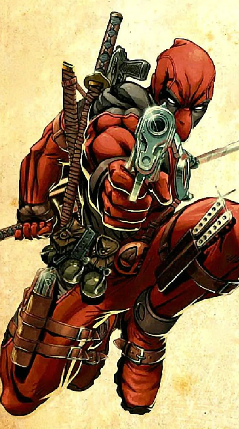 HD deadpool comic dead wallpaper