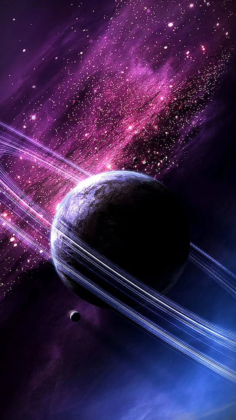 Purple Galaxy, galaxy, purple, space, HD phone wallpaper