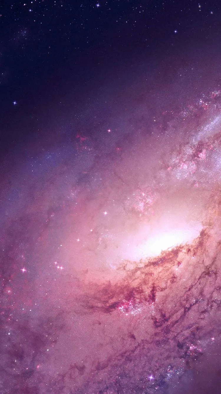 Purple Galaxy iPhone Wallpaper