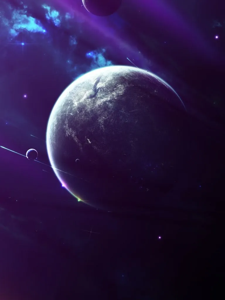 Purple Space Clouds 4K UHD Wallpaper for UltraHD Desktop and TV, Widescreen and UltraWide Display, Dual Monitor, Smartphone and Tablet Devices