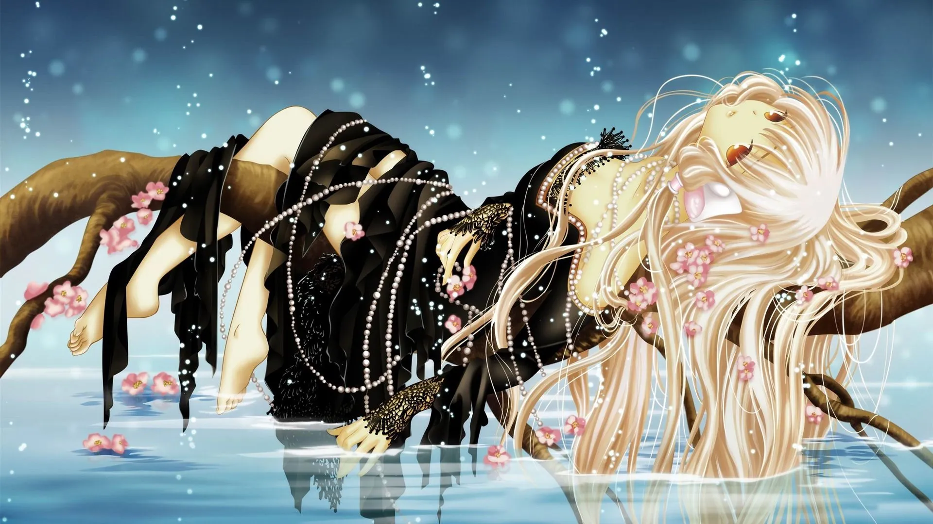 Chobits Cartoon Character Design Wallpaper