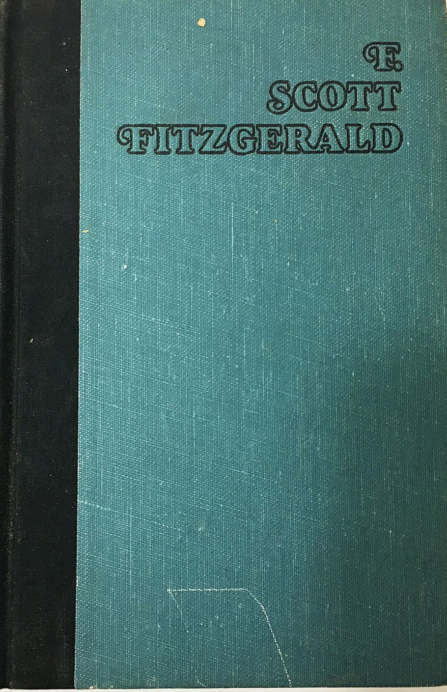 HD wallpaper: f, scott fitzgerald, vintage book, classic literature, blue book