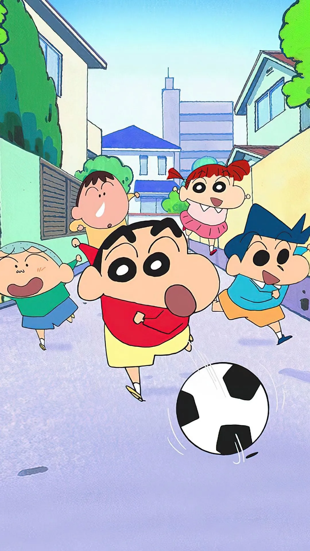 Shinchan Wallpaper 4K, Cartoon, friends, TV series