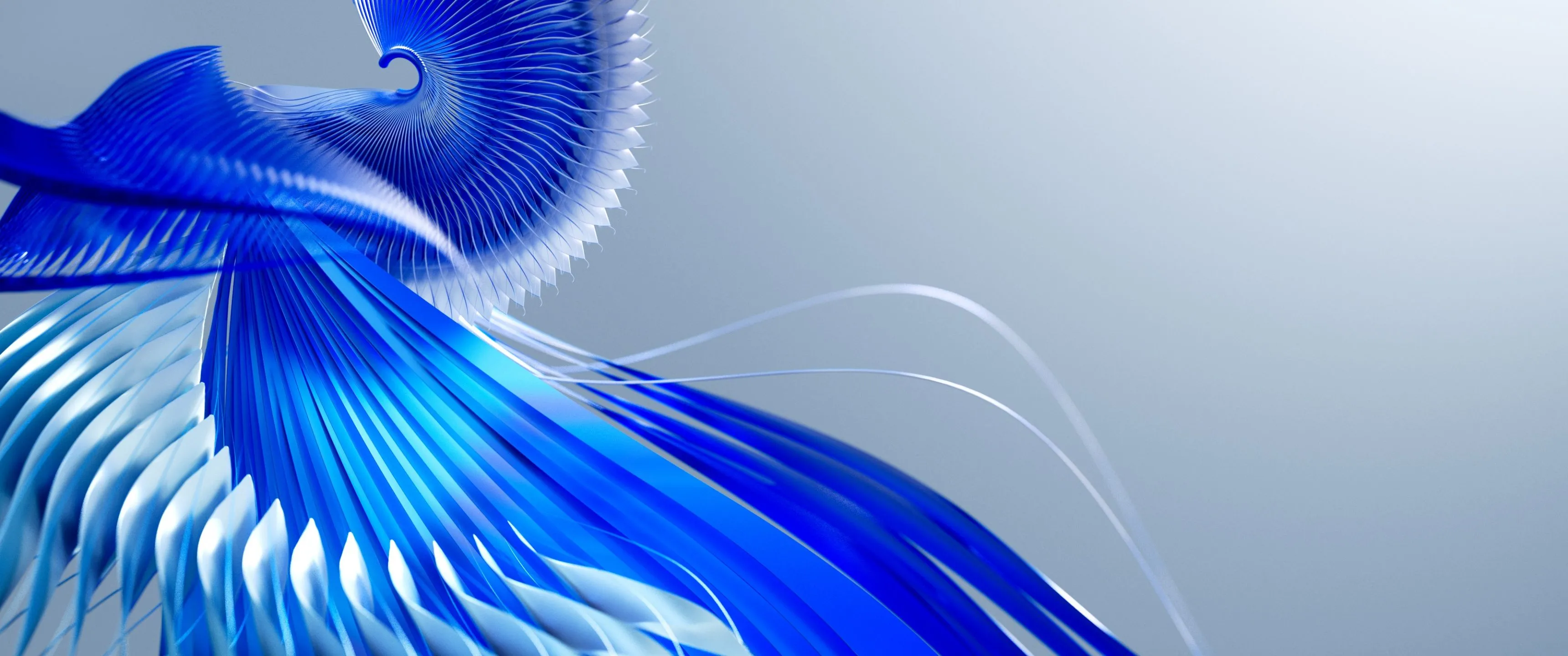 Design Wallpaper 4K, Blue, Pattern, Imagination