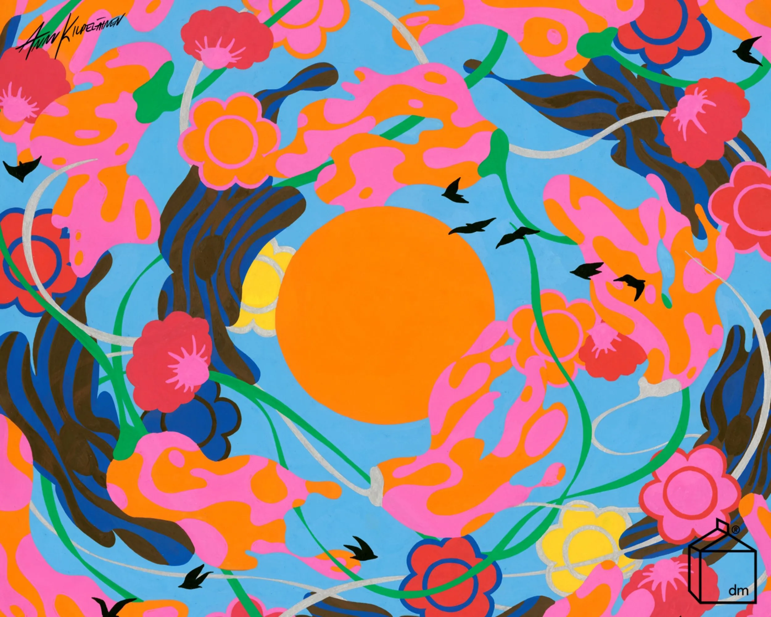Colorful Abstract Multicolor Bright Girly