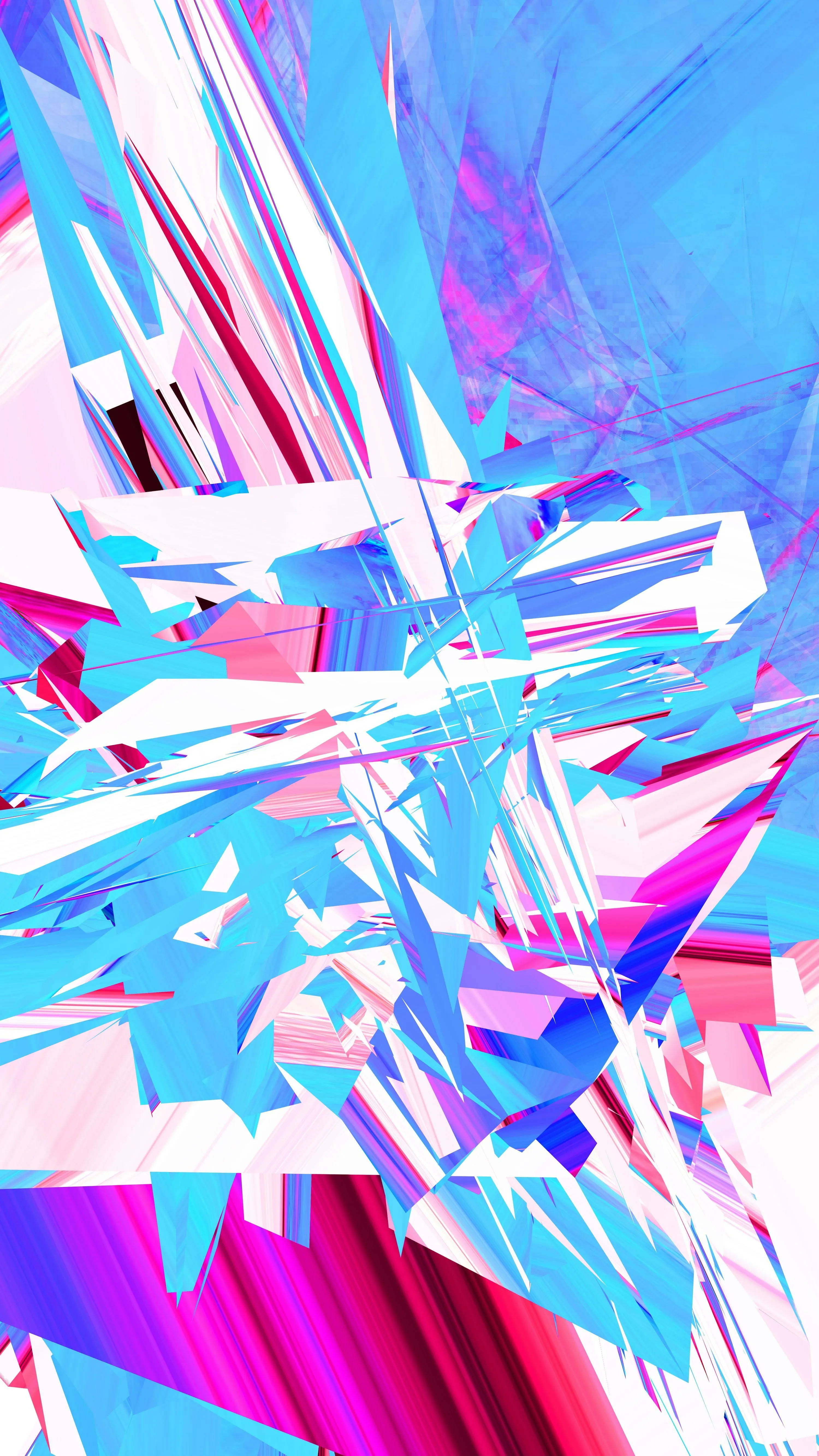 Abstract geometric shapes and bright colors. photo