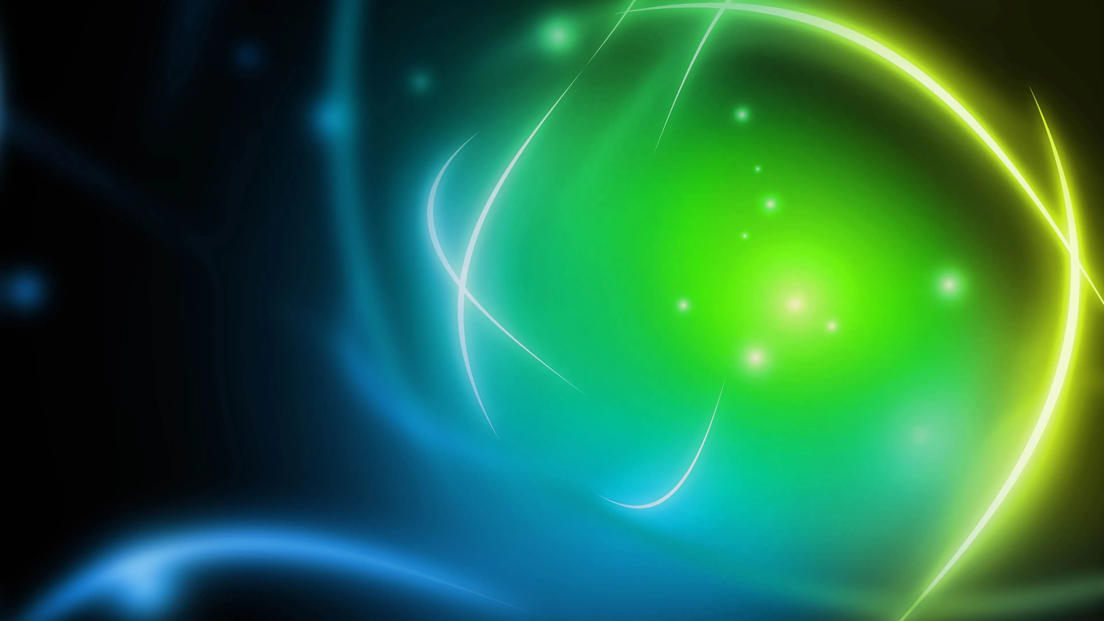 Wallpaper Abstract background, blue and green, bright light 3840x2160 UHD 4K Picture, Image