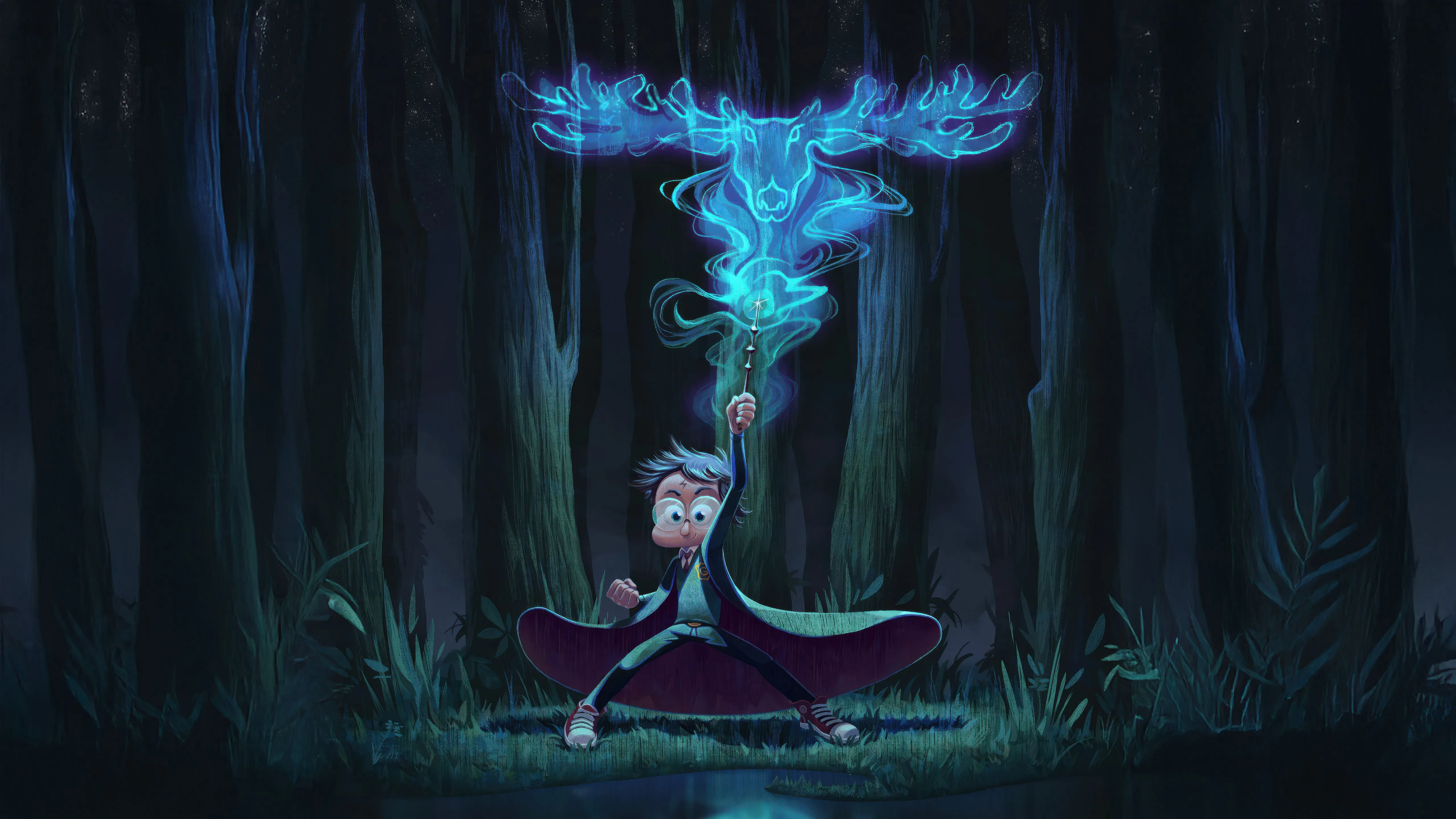 Harry Potter And His Patronus 5K , HD 4k Wallpaper, Image, Background, Photos and Picture