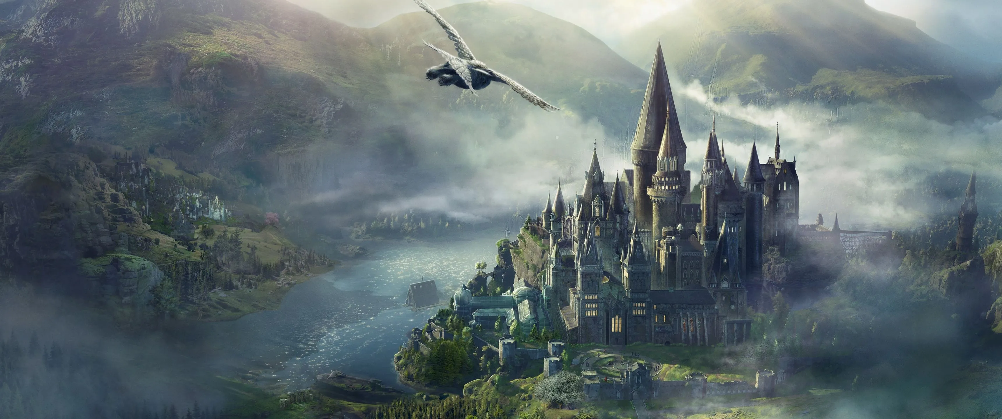 Hogwarts School of Witchcraft and Wizardry Wallpaper 4K, Poster, Hogwarts Legacy