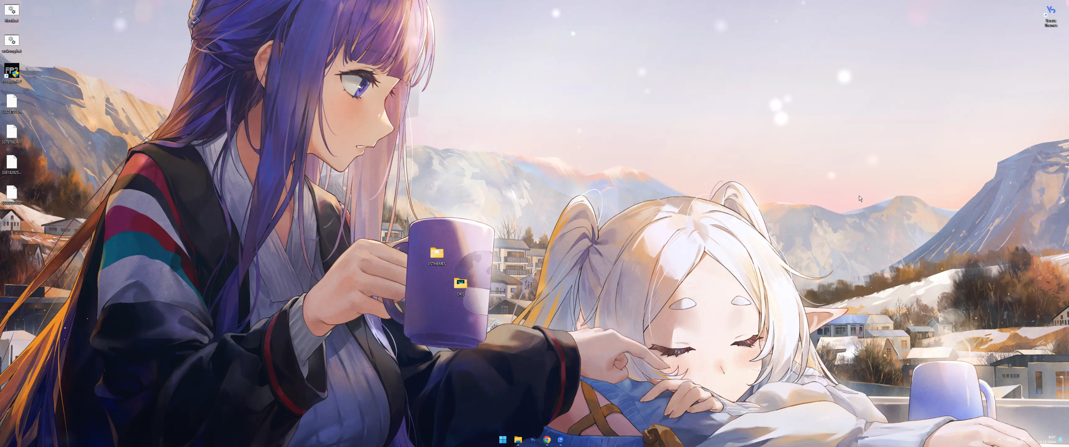 Live wallpaper Frieren and Fern download on VSThemes.org