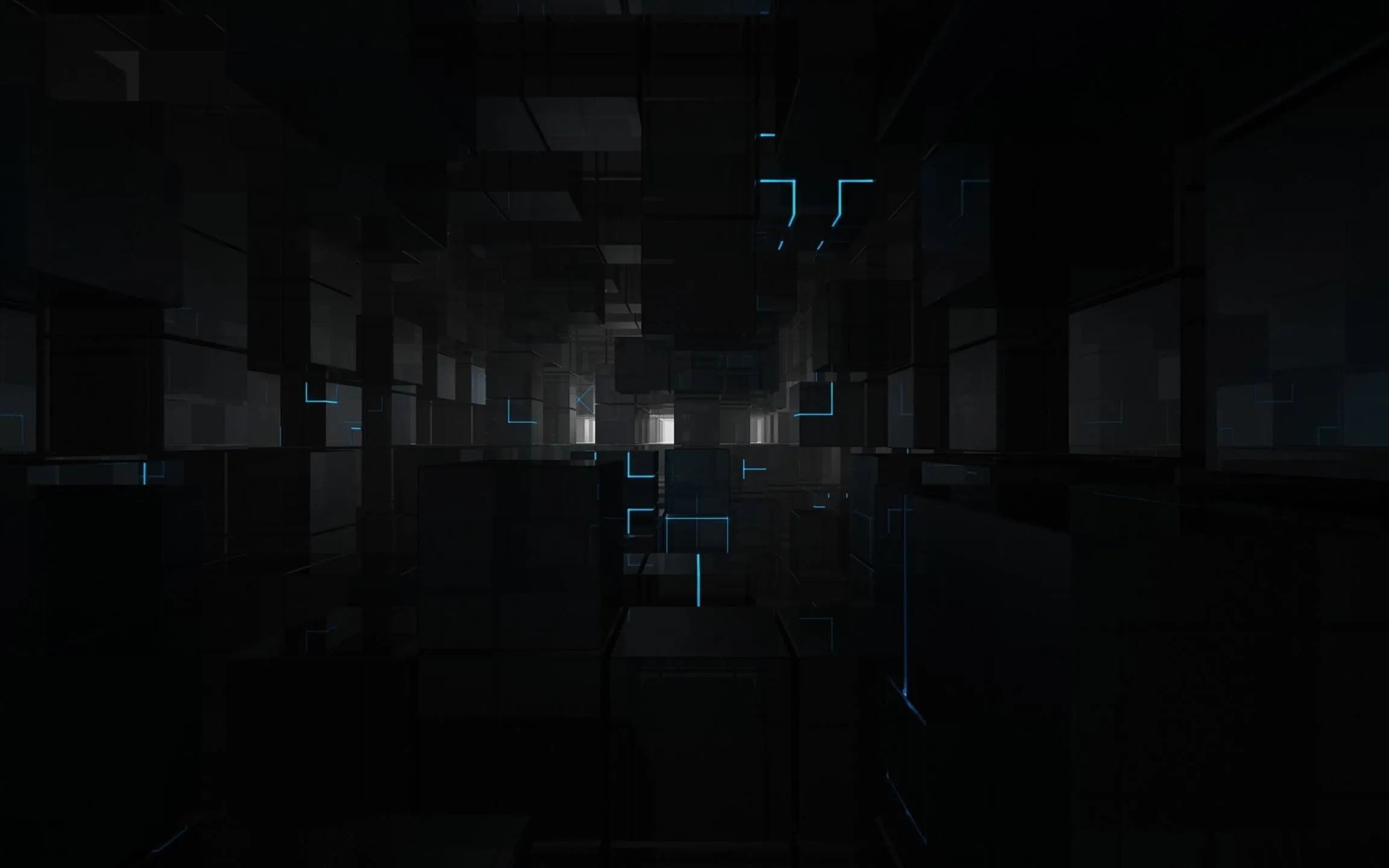 Black Cubes MacBook Air Wallpaper Download