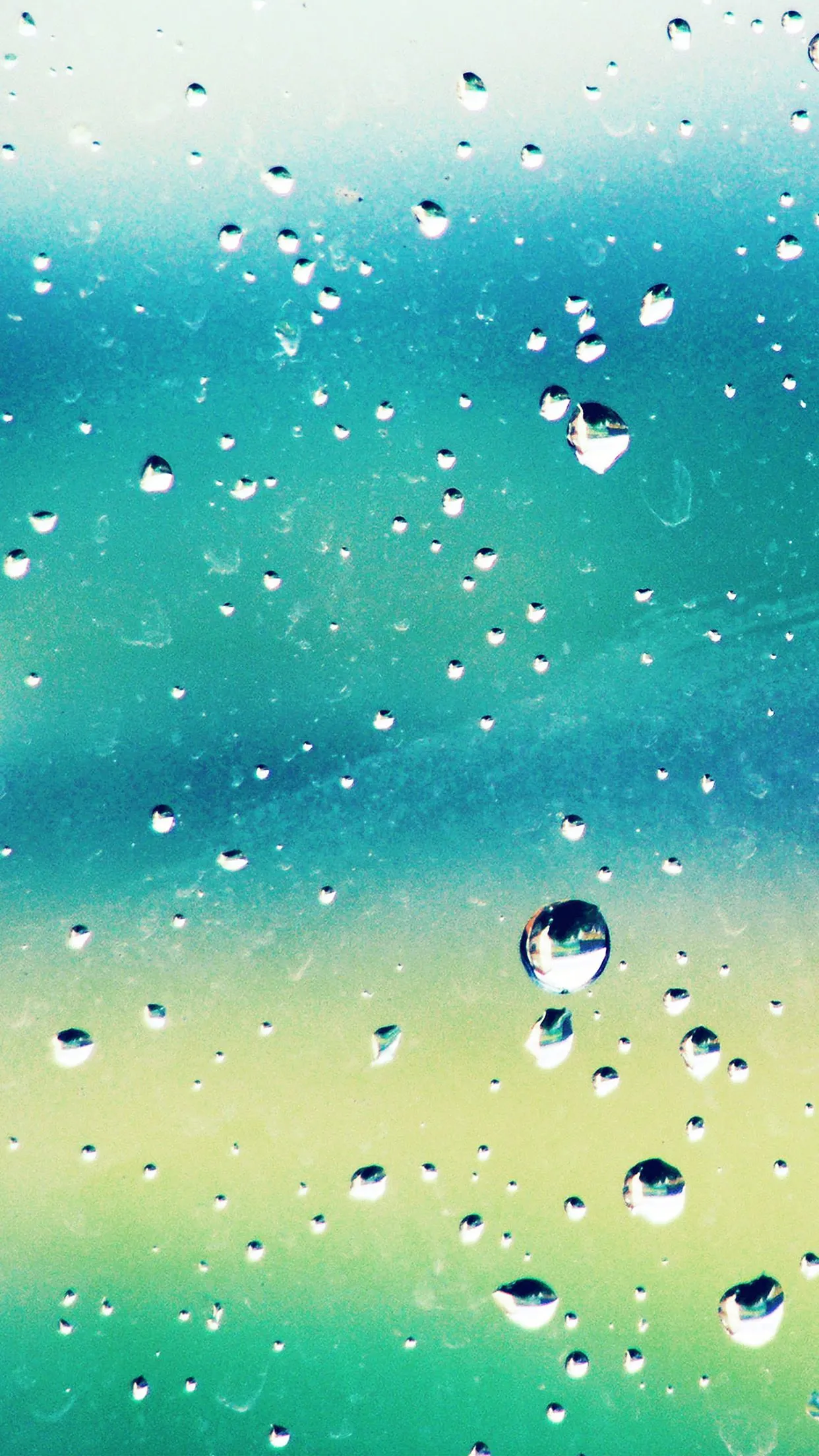 iPhone X wallpaper. rainy day blue water nature spring window