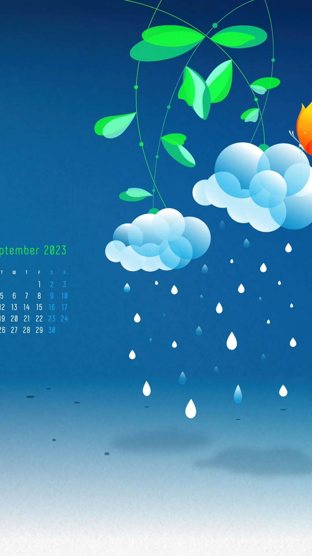 2023 September calendar 4K Wallpaper