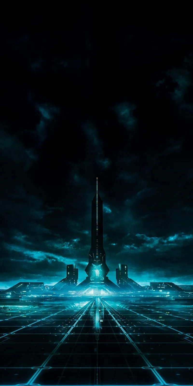 Tron legacy, city legacy, future, neon, tron, HD phone wallpaper