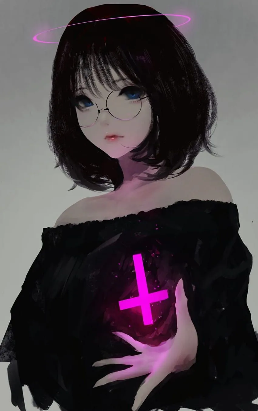 Anime Girl Black iPhone, anime iphone girl HD phone wallpaper