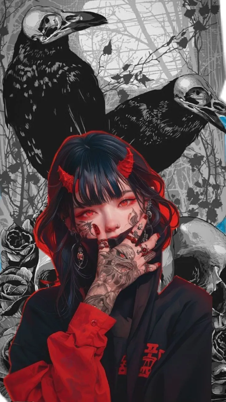 dark girl. Cartoon character tattoos, Horror art scary, Character art