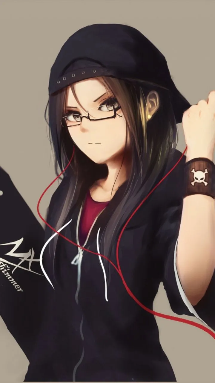 Woman in Black Hoodie With Black Hat HD Wallpaper for Android Phone, 720x1280 Anime Background