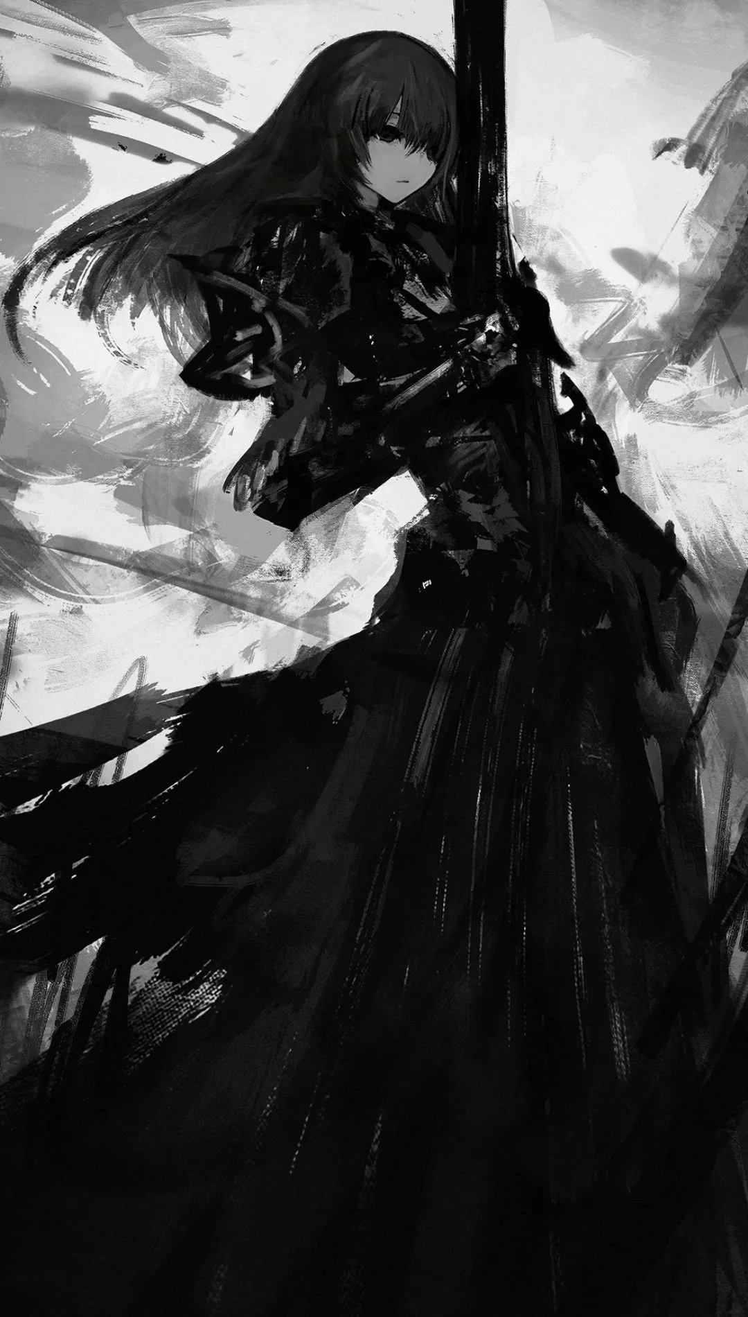 Best Dark Black Anime iPhone Wallpaper [ HQ ]