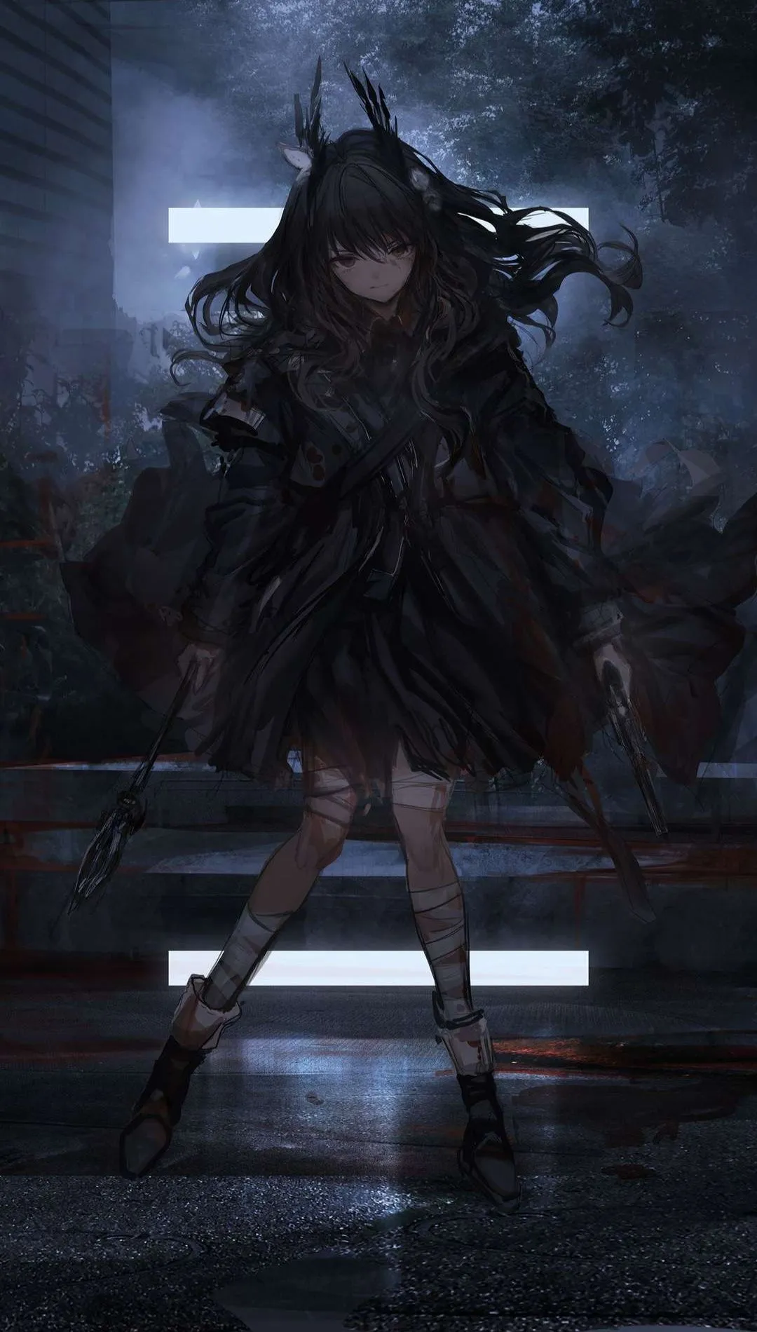 Best Dark Black Anime iPhone Wallpaper [ HQ ]