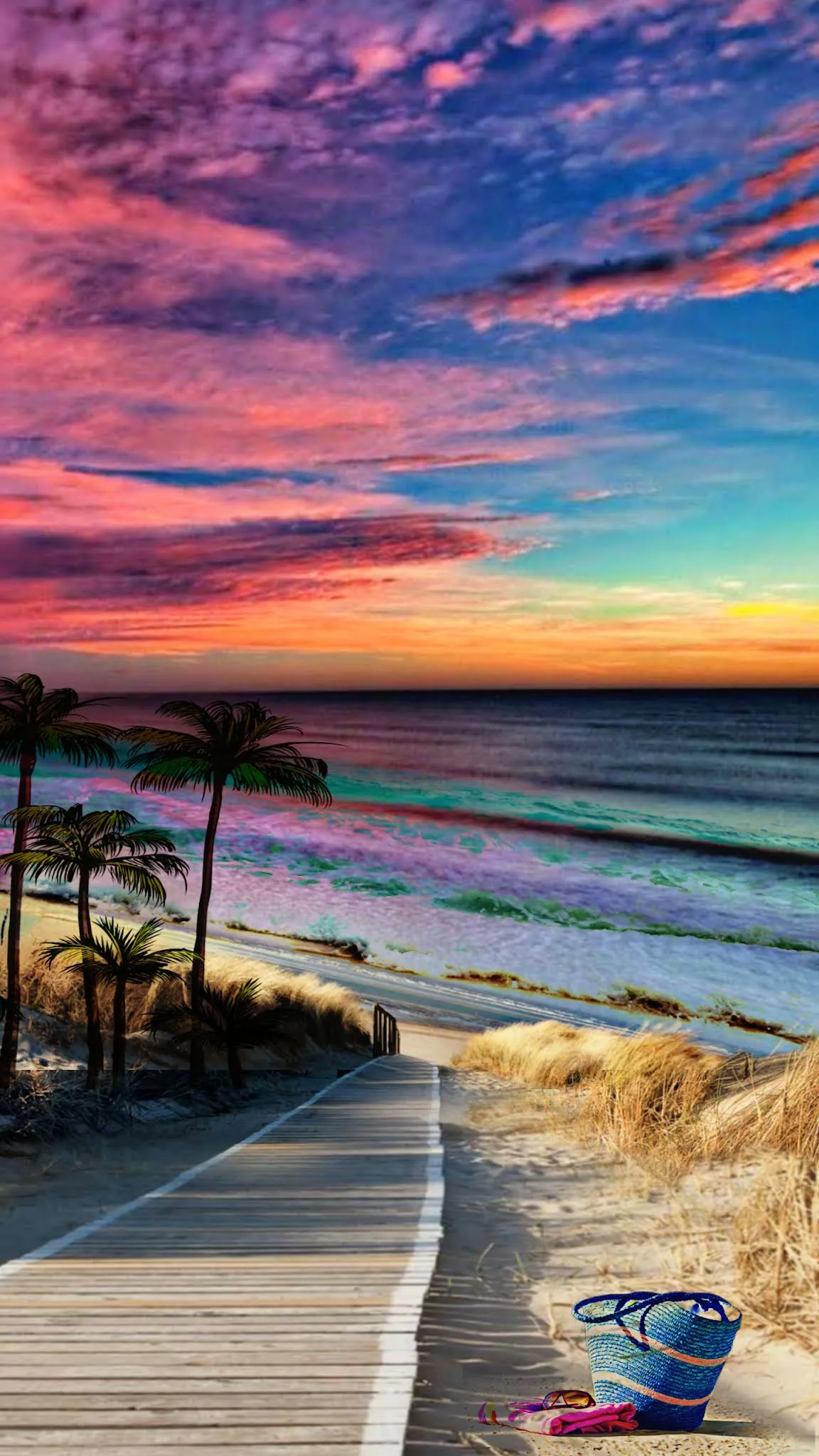 Tropical Beach wallpaper Mobile Walls