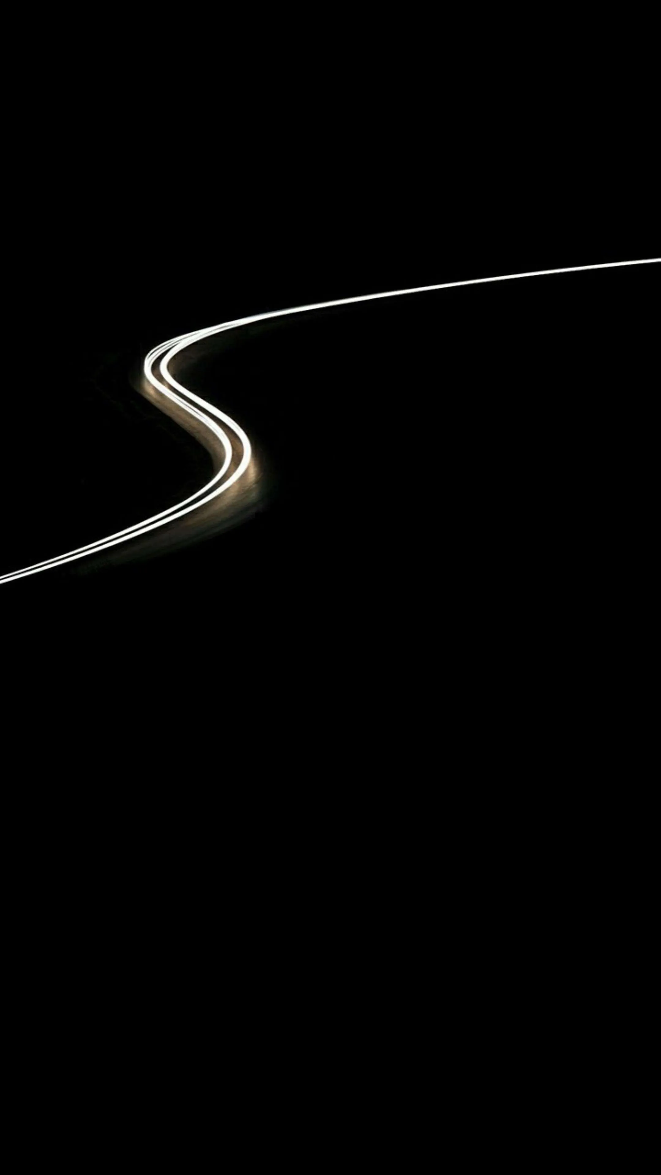 Black Light Wave Amoled 4K Phone Wallpaper