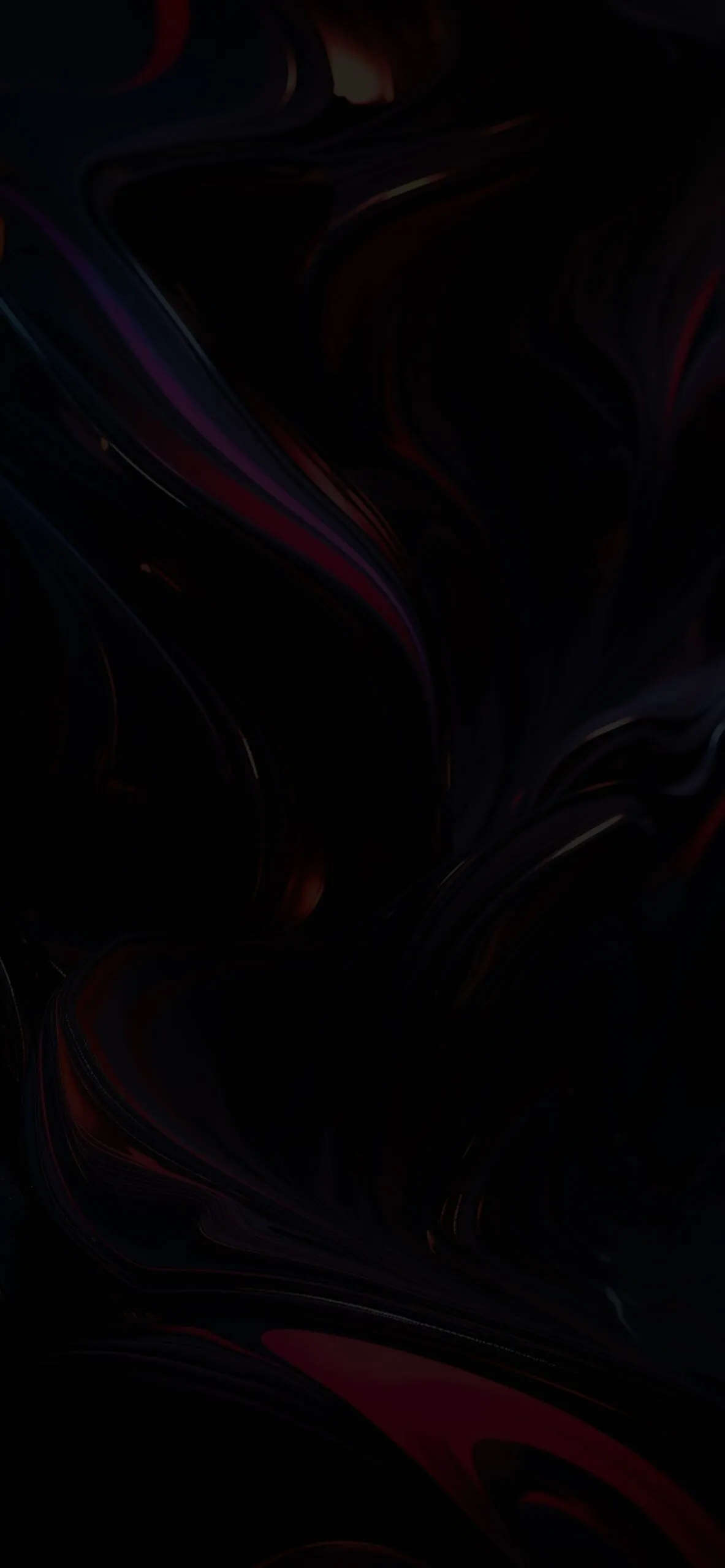 Deep Black Abstract Waves Wallpaper Art Wallpaper