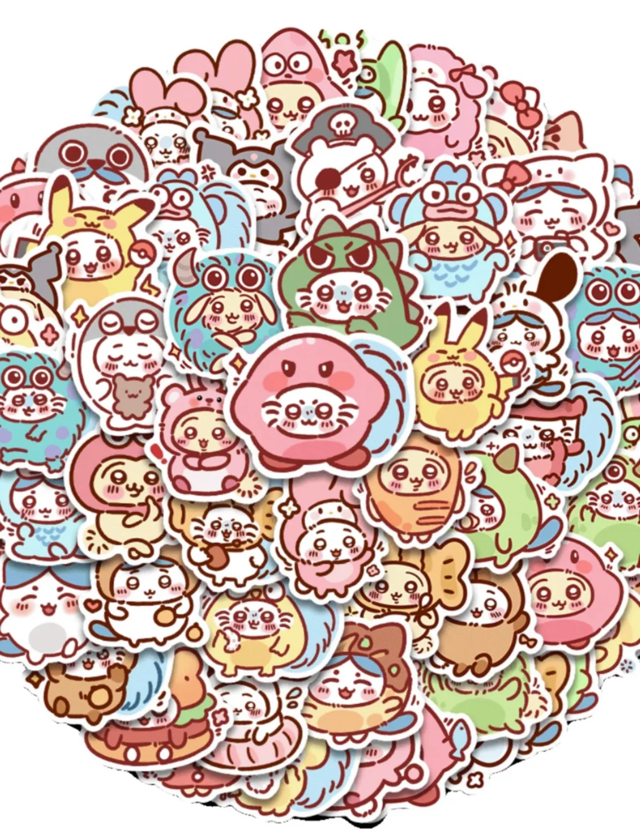 Japanese Cartoon ChiiKawa. With other Character Sticker Set
