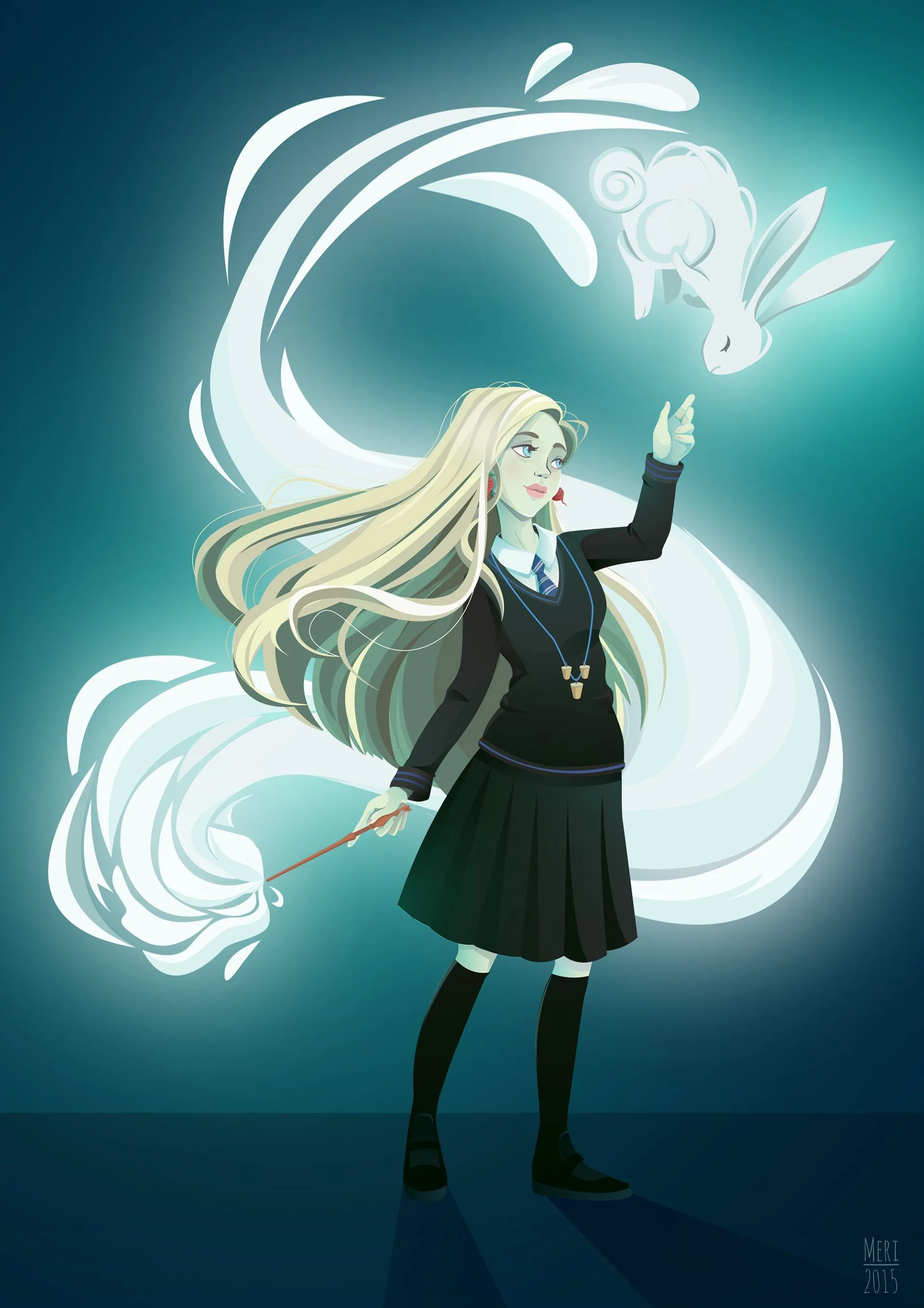 Luna Lovegood Vector Art. Image - Behance