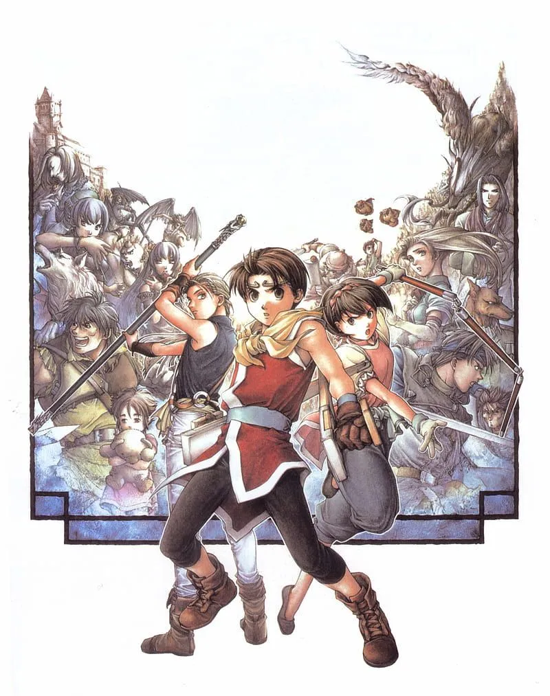 Suikoden II, genso, konami, nanami, psone, suikogaiden, HD phone wallpaper