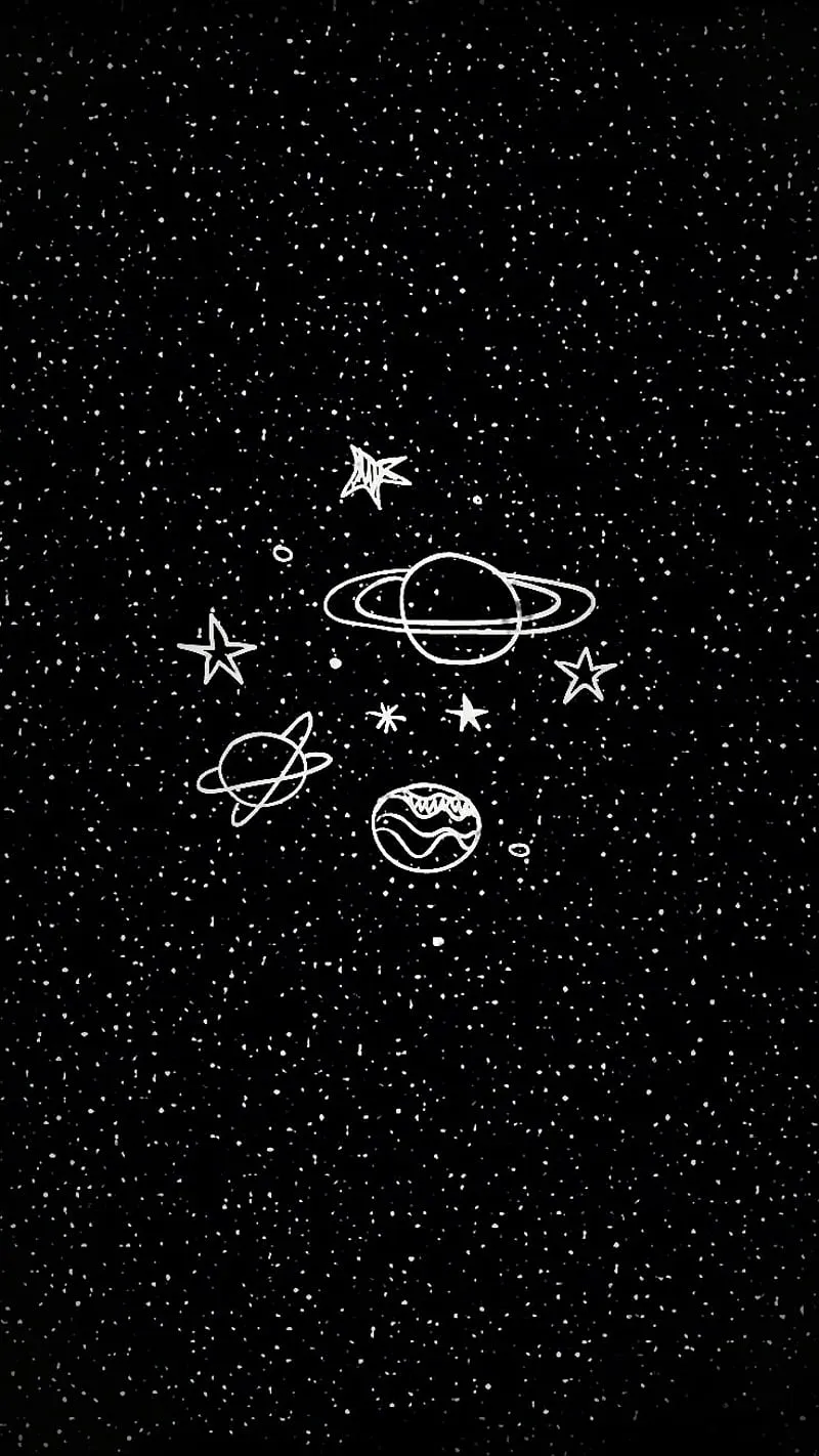 Space, black aesthetic, space, HD phone wallpaper