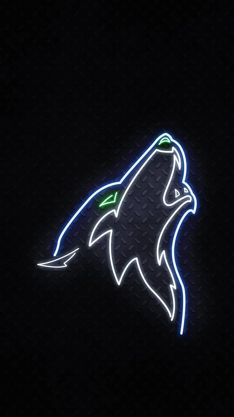 Neon Made On Twitter, R Timberwolves, HD phone wallpaper