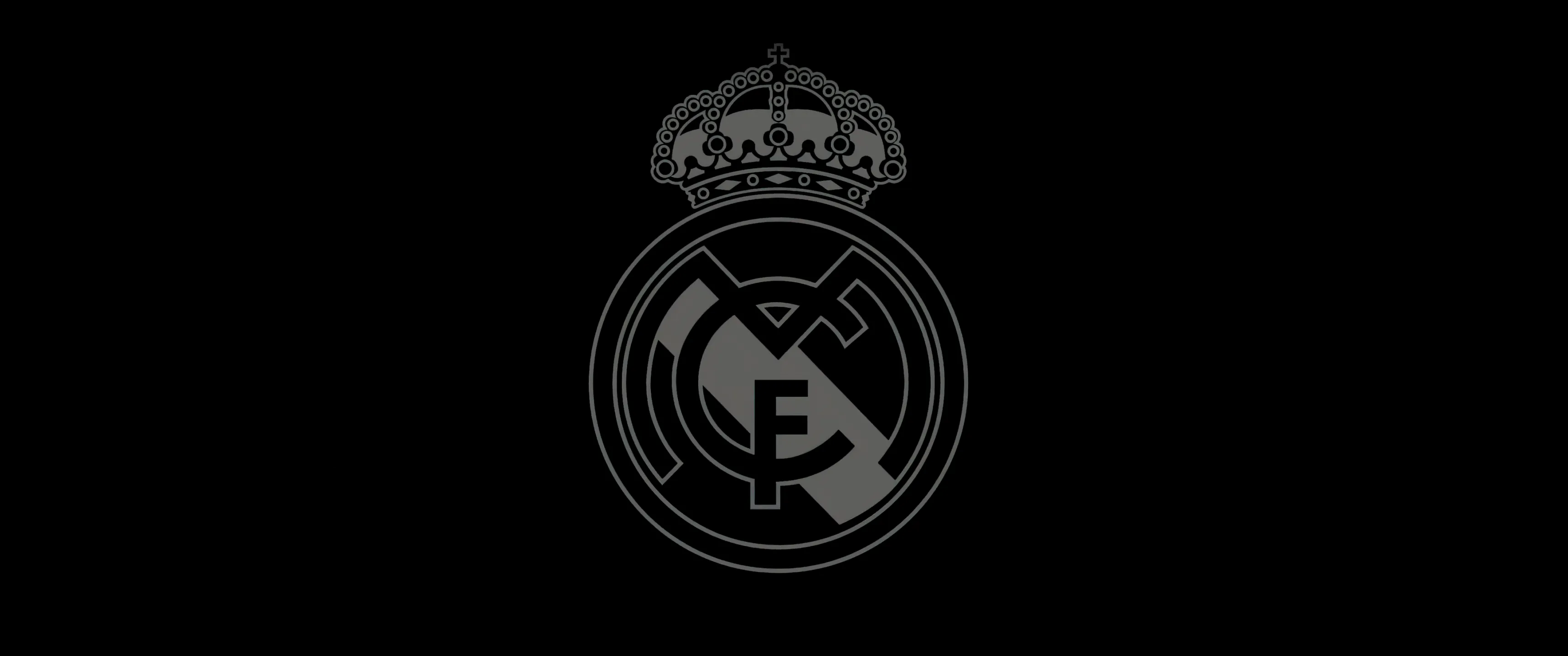 Real Madrid CF Wallpaper 4K, Minimalist, Logo, Spanish