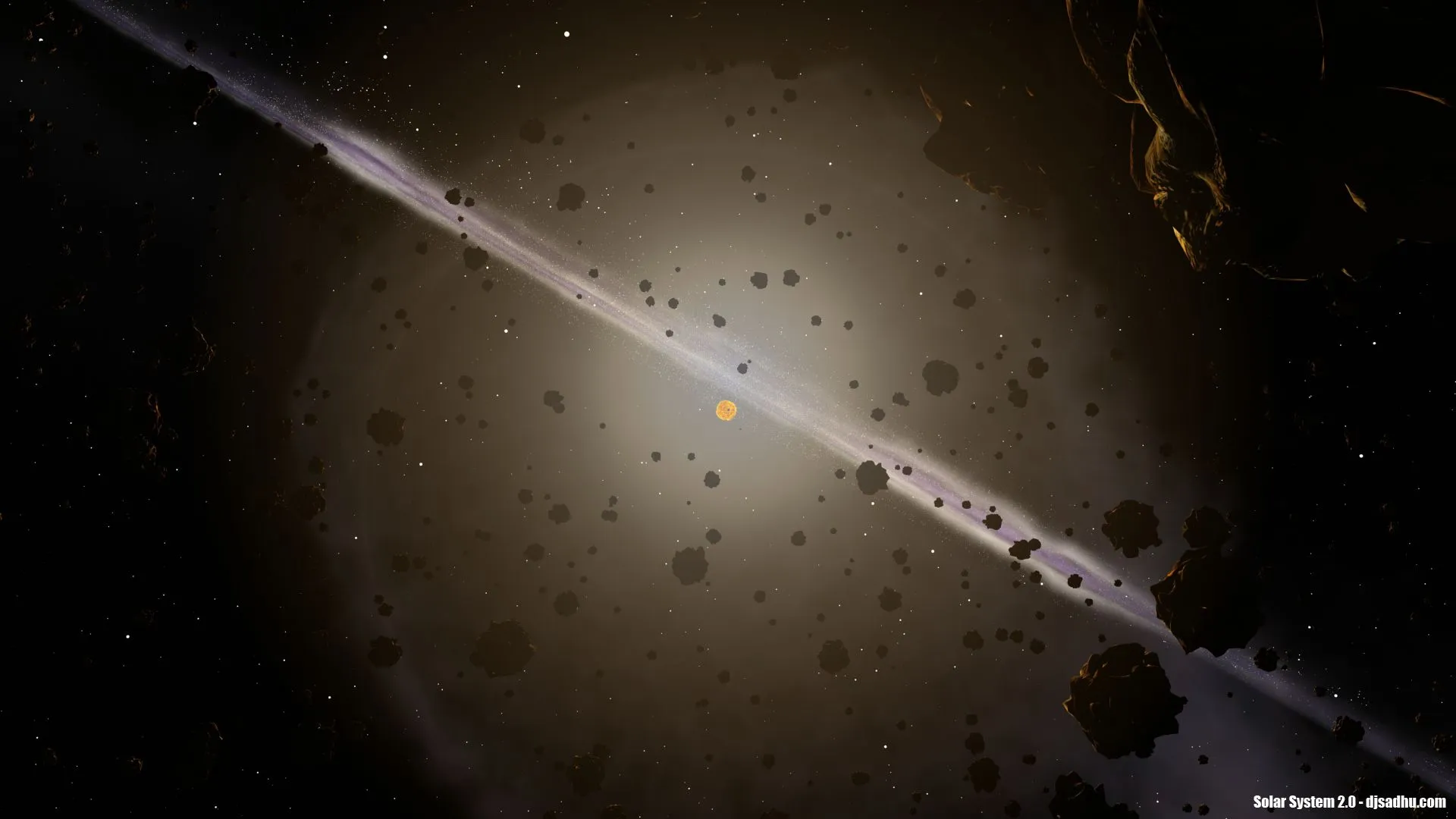 Solar System 2.0 desktop wallpaper
