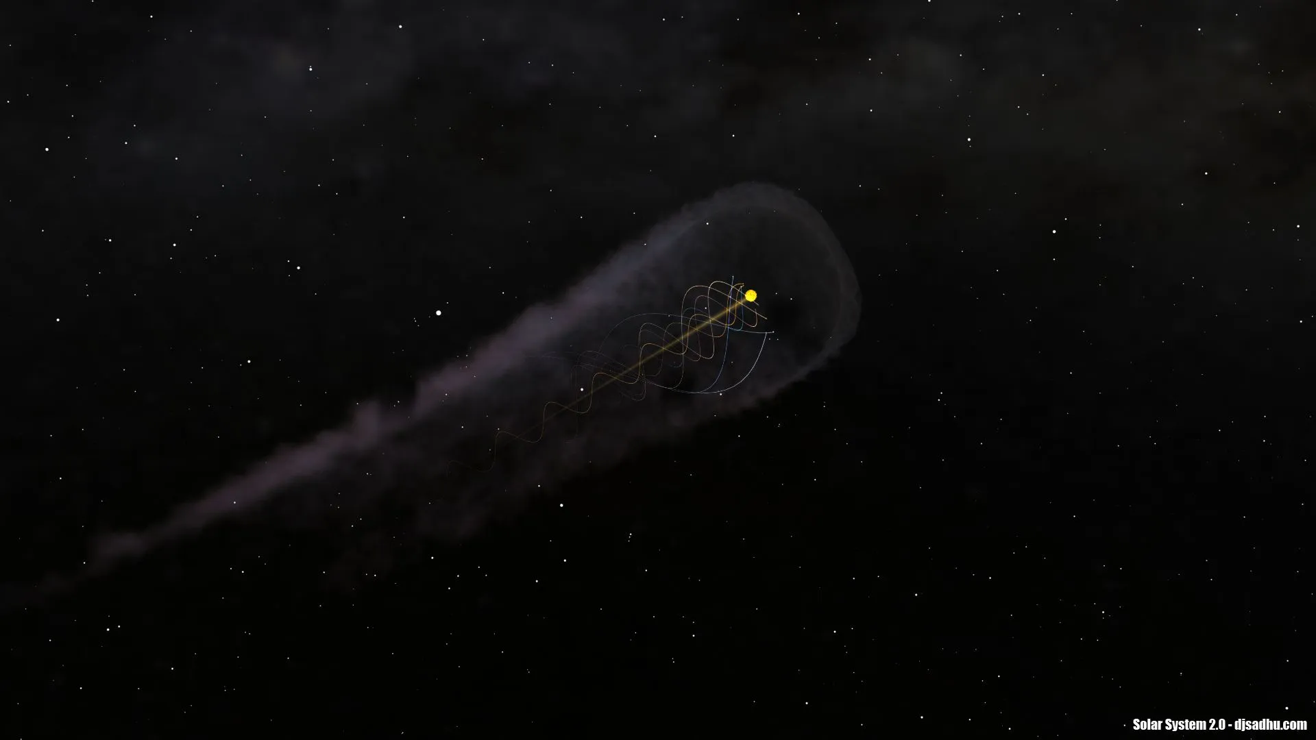 Solar System 2.0 desktop wallpaper