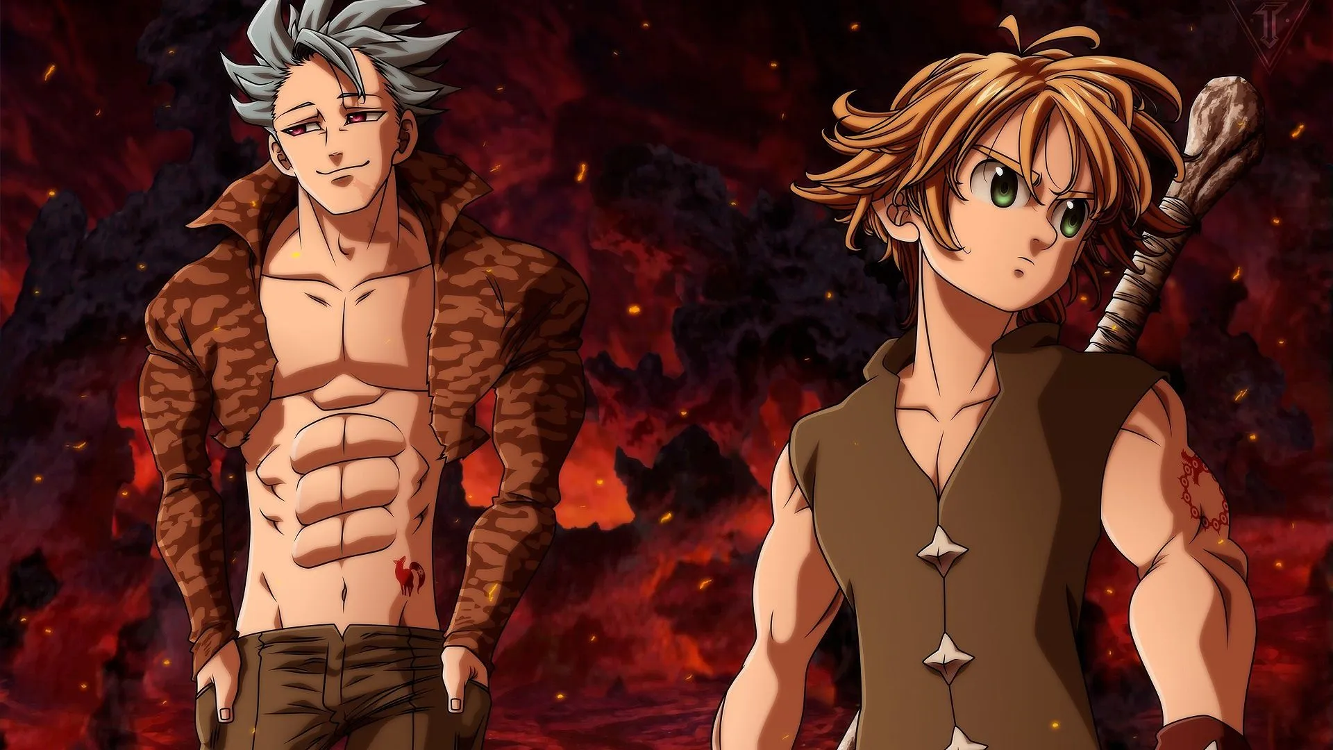 Wallpaper Nanatsu no Taizai, The seven deadly sins, Ban, Melides for mobile and desktop, section сёнэн, resolution 1920x1080