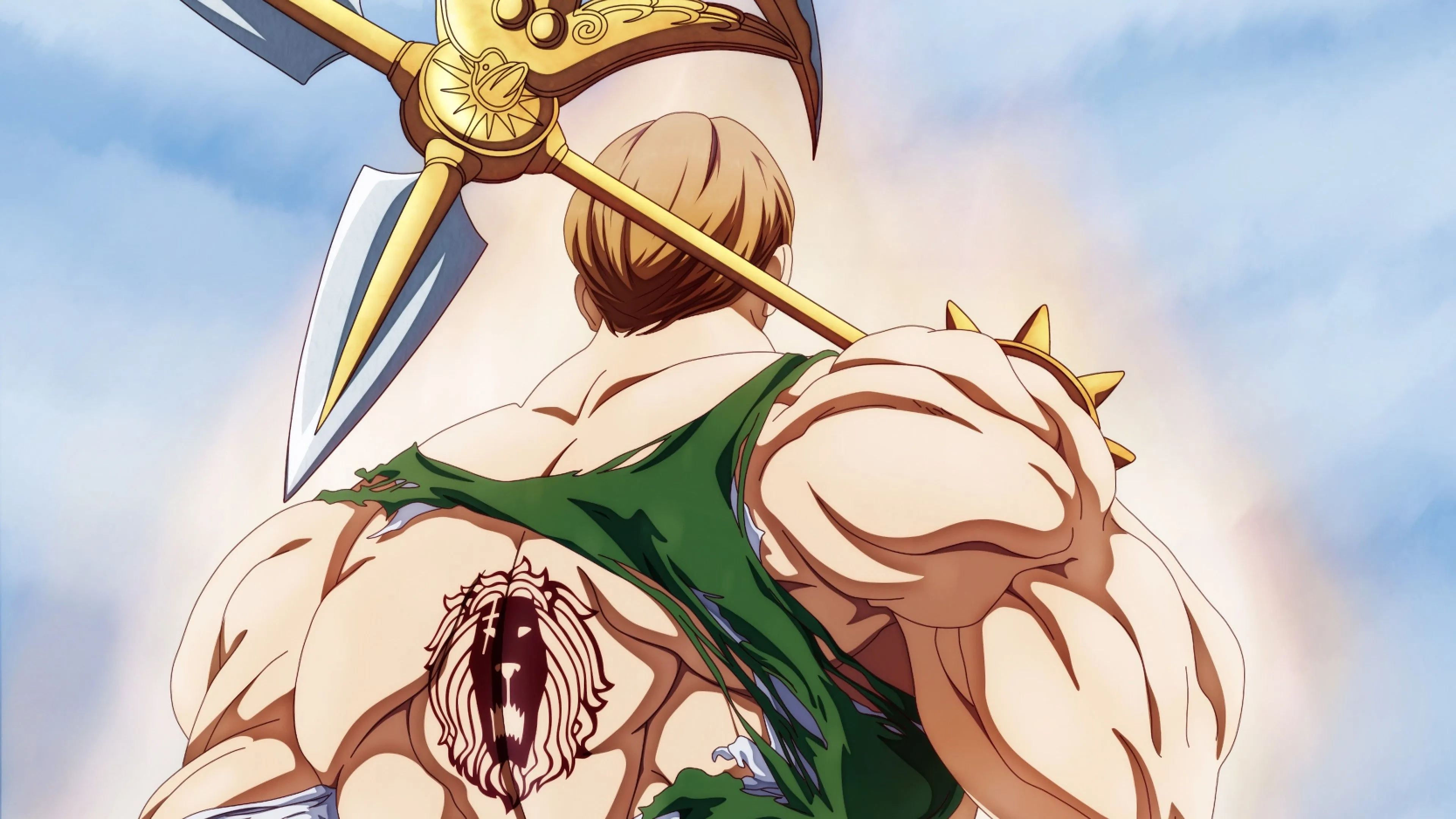 4K, Seven Deadly Sins, Nanatsu No Taizai, Escanor, Anime, Anime Men, Anime Boys, HD Wallpaper