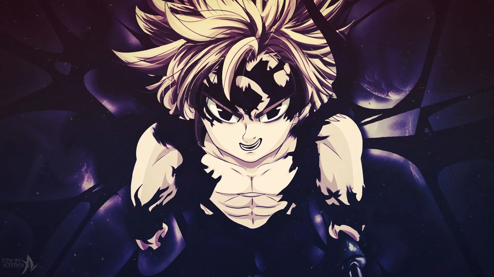 Wallpaper Meliodas, Nanatsu no Taizai, Demon King, dragon sins for mobile and desktop, section сёнэн, resolution 1920x1080