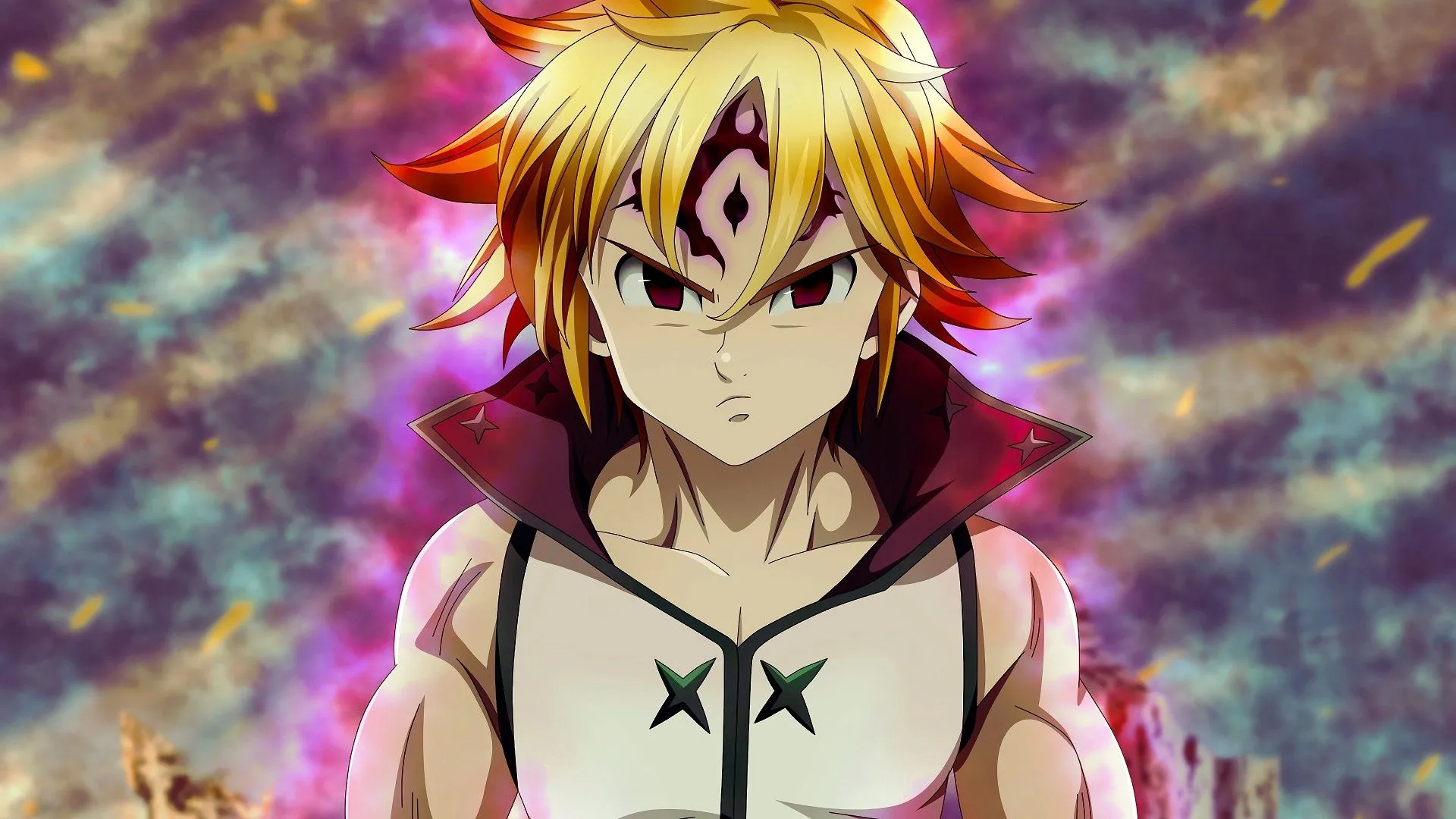 Wallpaper look, guy, Nanatsu no Taizai, The seven deadly sins, Melides for mobile and desktop, section сёнэн, resolution 1920x1080