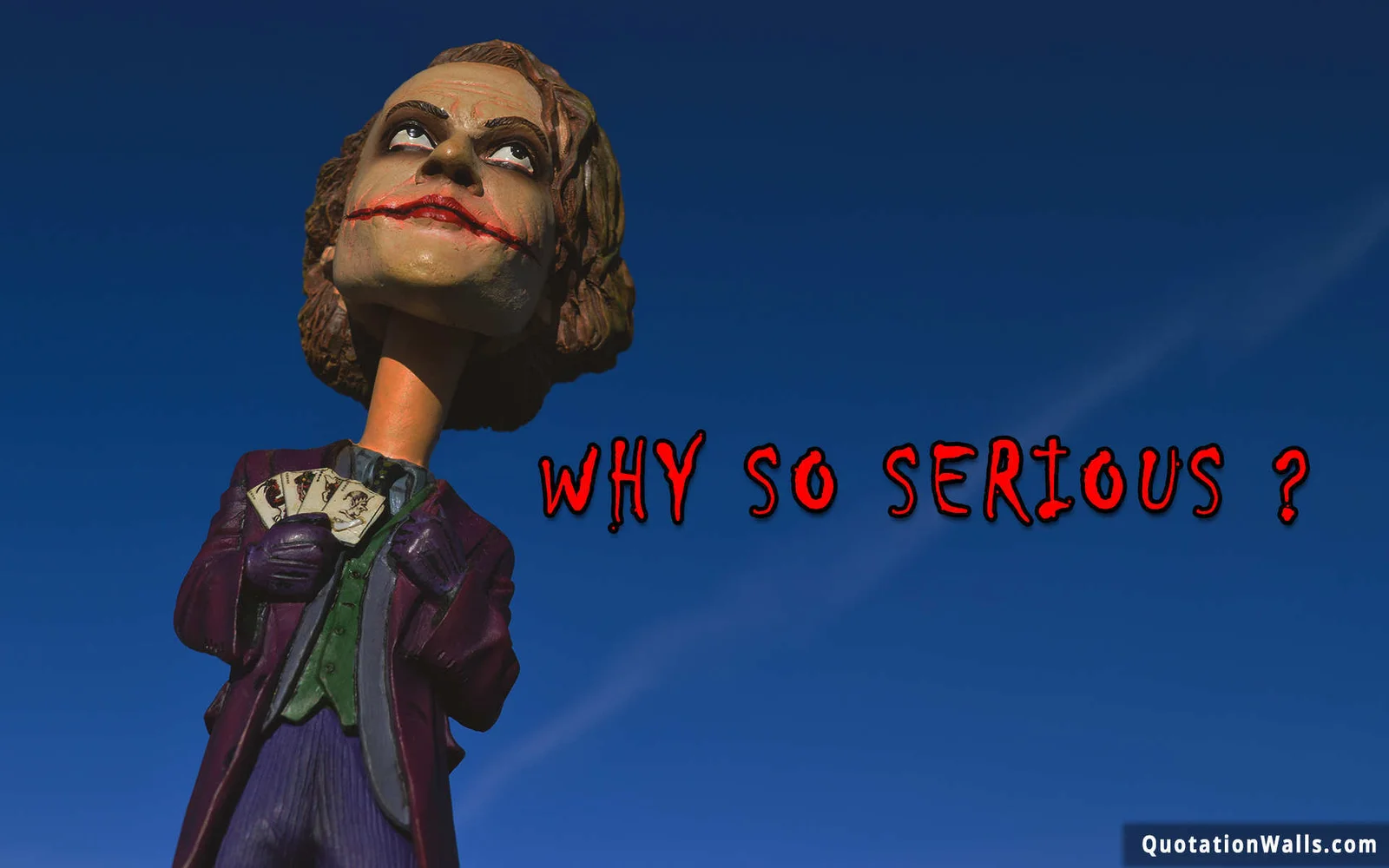 Joker Why So Serious Life Wallpaper for Desktop