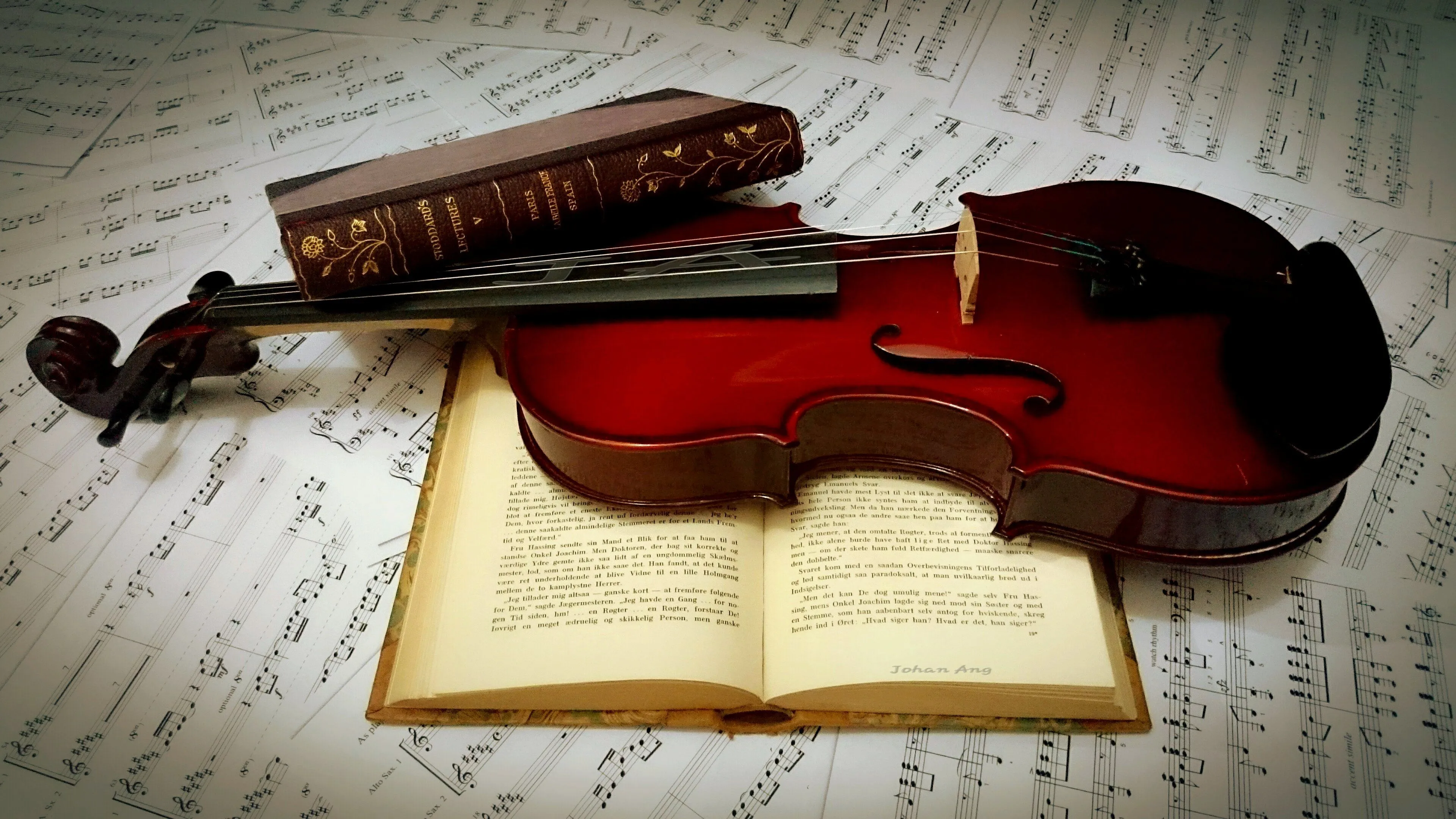 Wallpaper Violin, Musical Note, Art, String Instrument, Music, Background Free Image