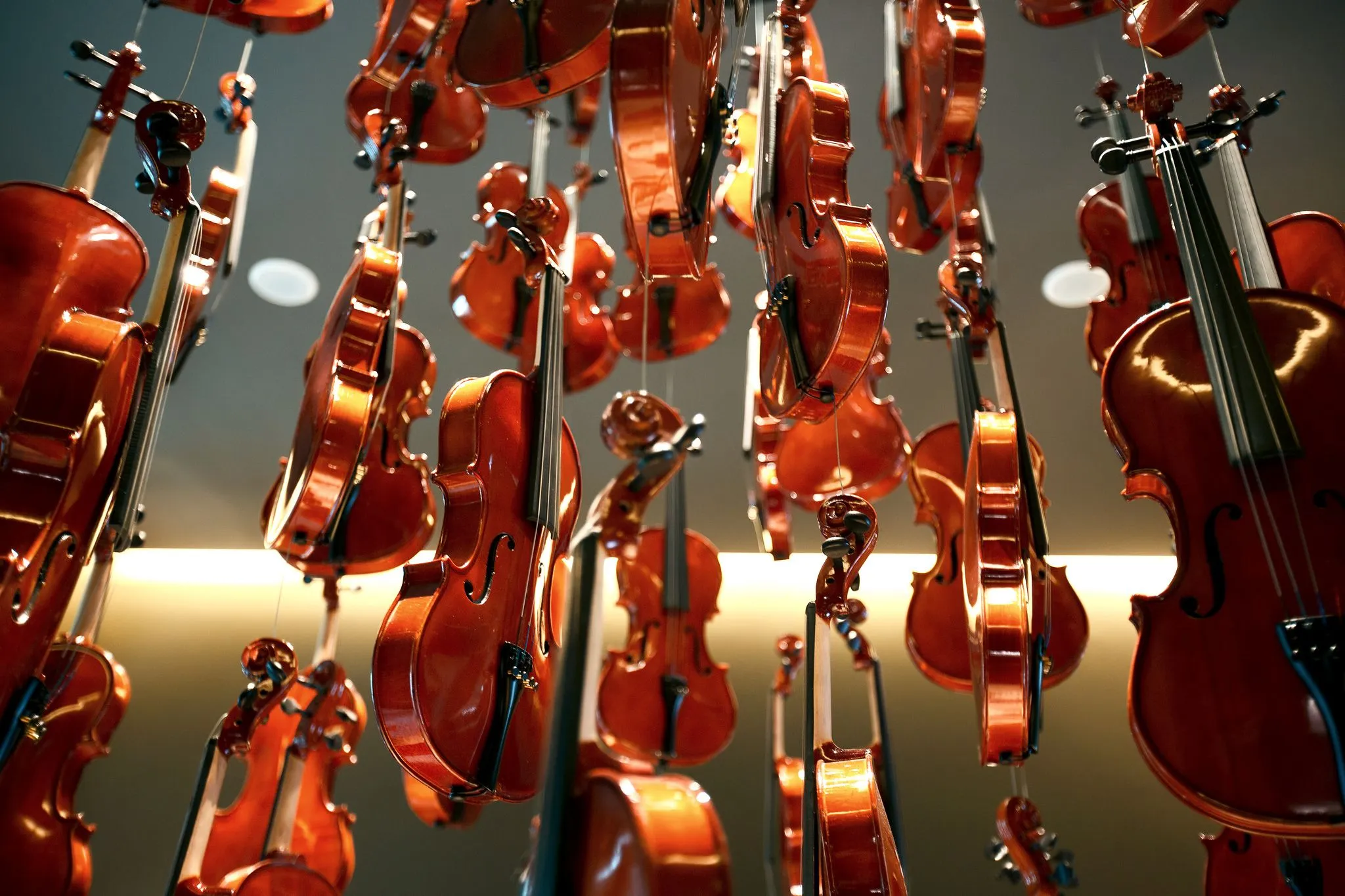 Wallpaper background, violin, Shine, lacquer, Violins for mobile and desktop, section музыка, resolution 2048x1365